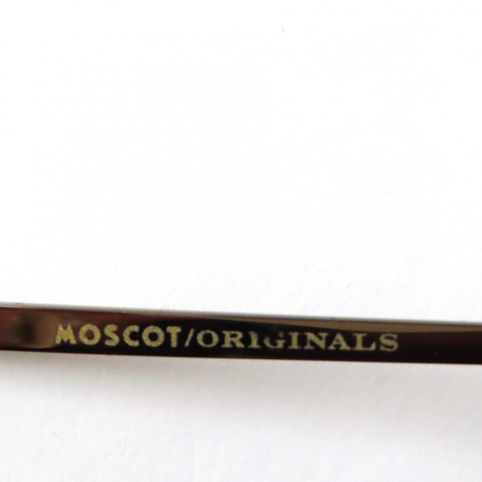 MOSCOT DOV Round Glasses Brown Gold