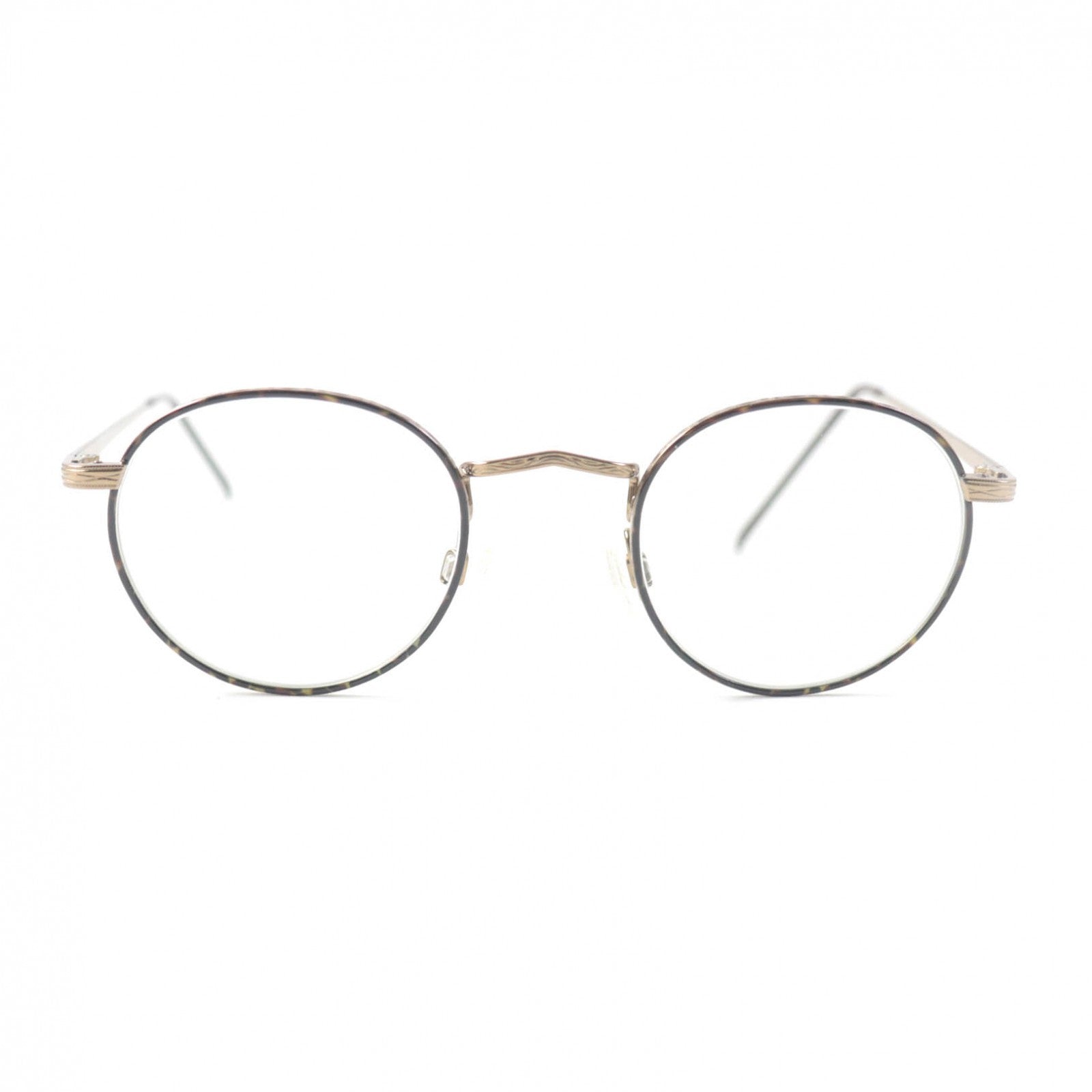 MOSCOT DOV Round Glasses Brown Gold