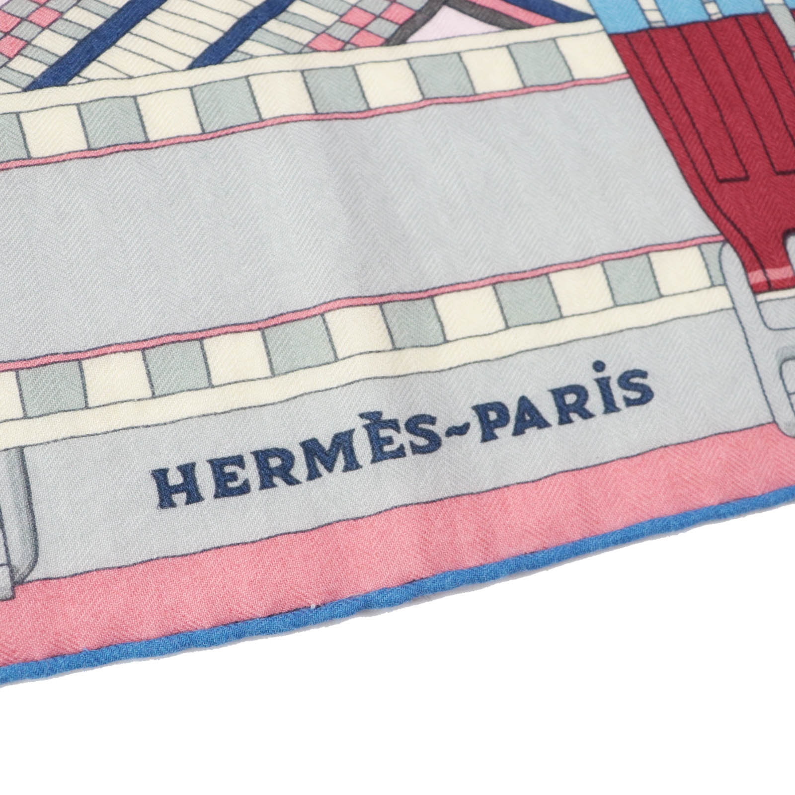 Hermes SANGLES EN ZIGZAG Carre 140 Scarf