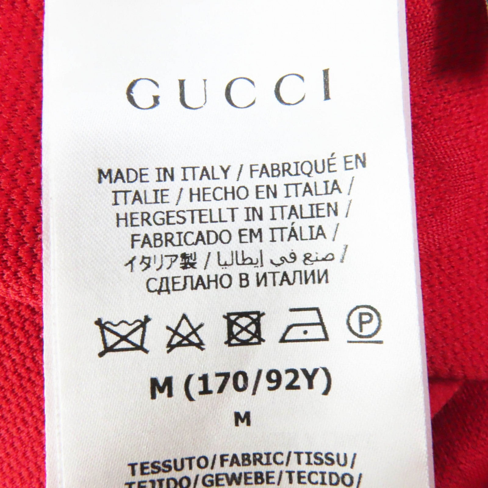 Gucci GG Pattern Long Sleeve Dress Red M