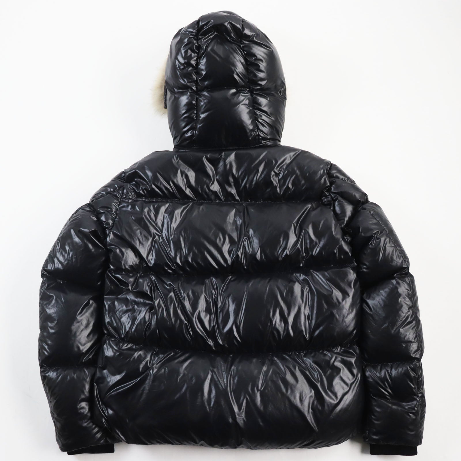 Moncler ARMORICANO Nylon Fur Hooded Jacket