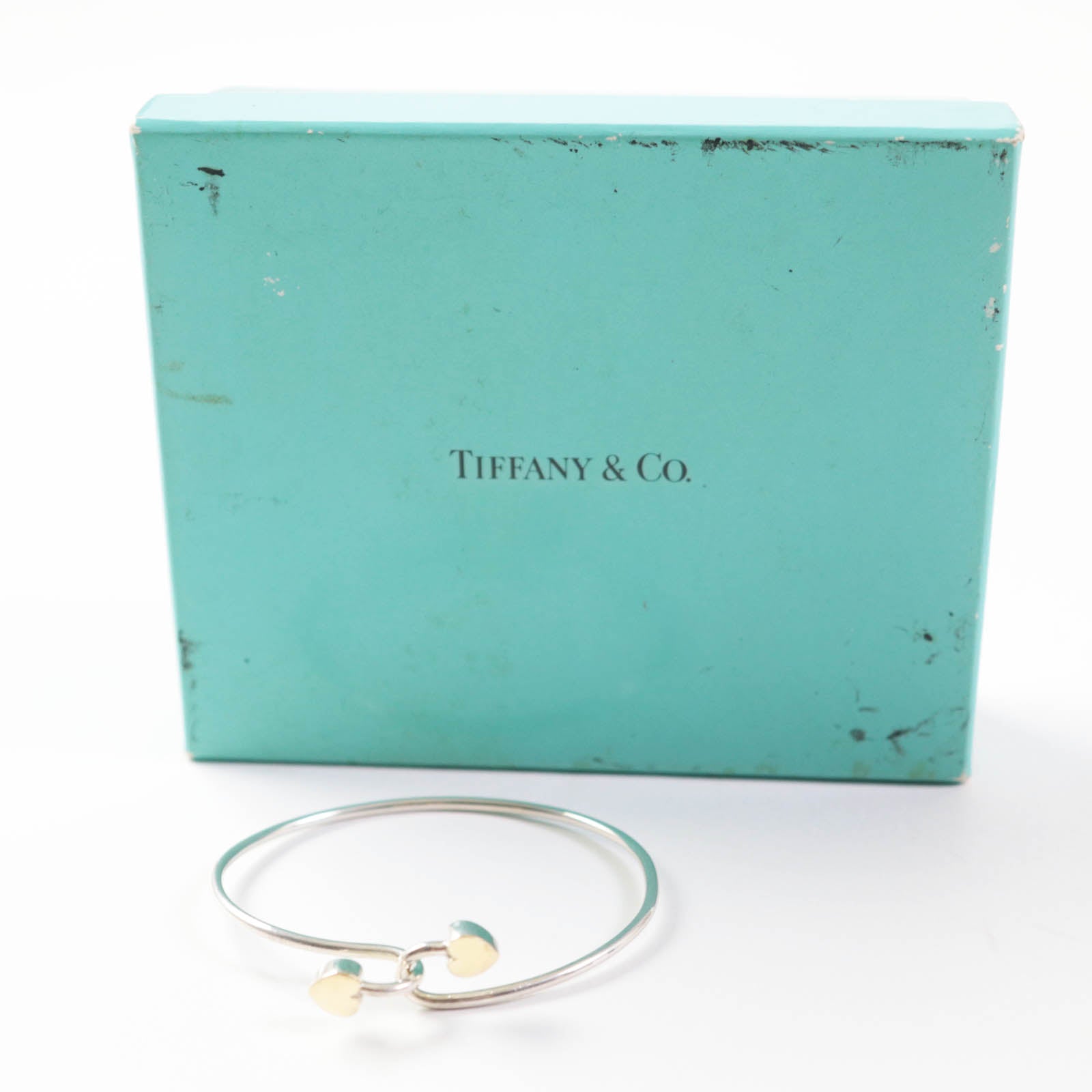 Tiffany & Co Double Heart Bangle Bracelet