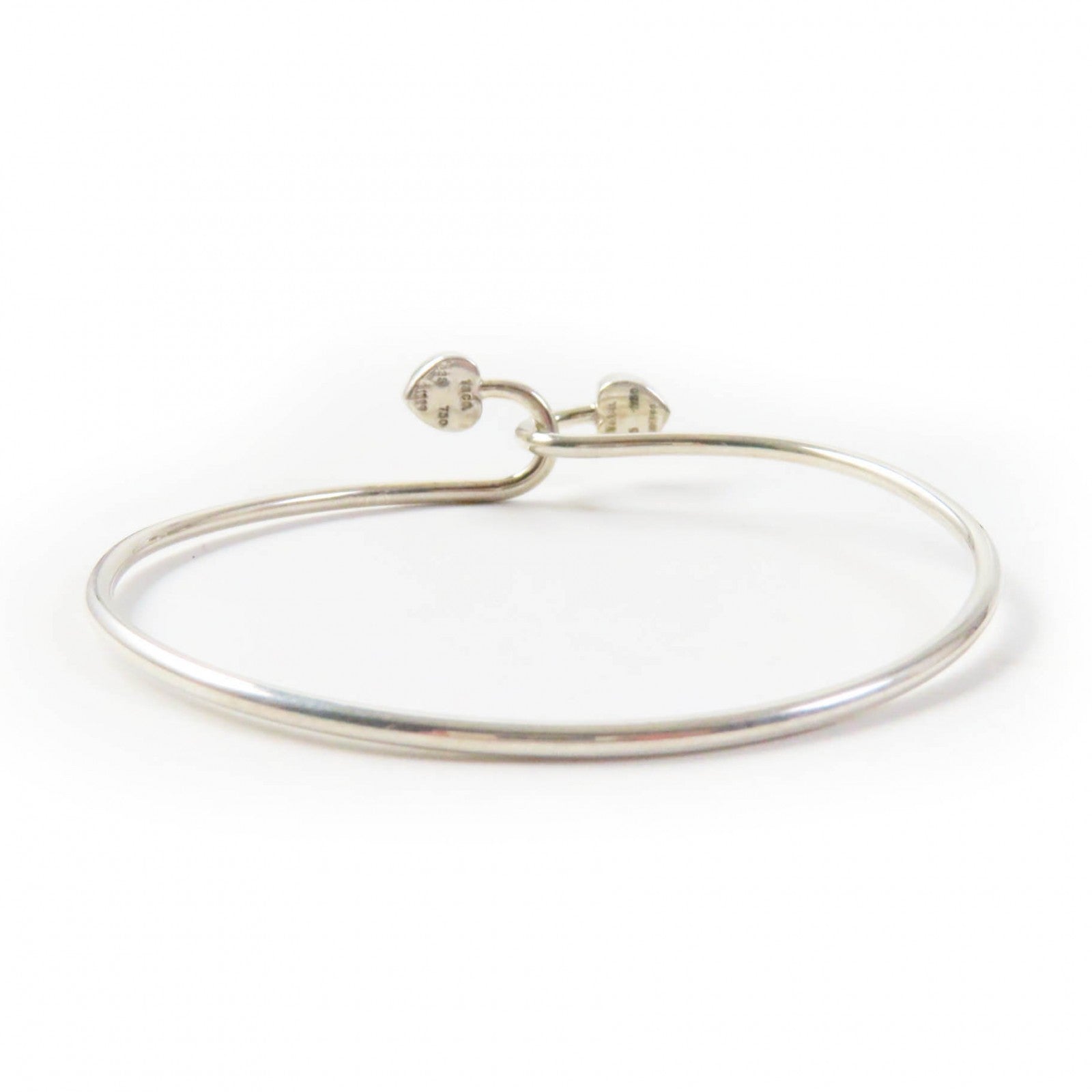 Tiffany & Co Double Heart Bangle Bracelet