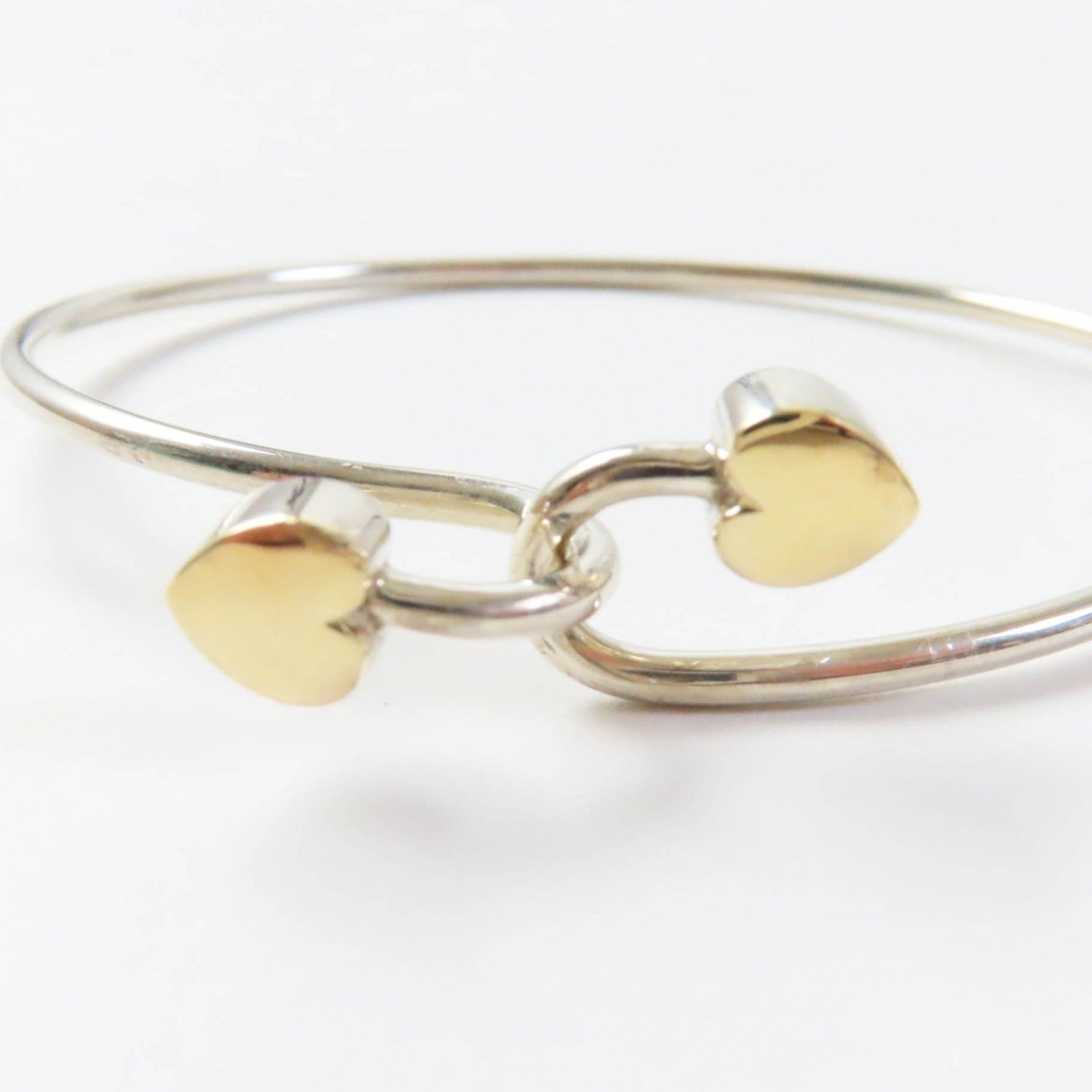 Tiffany & Co Double Heart Bangle Bracelet