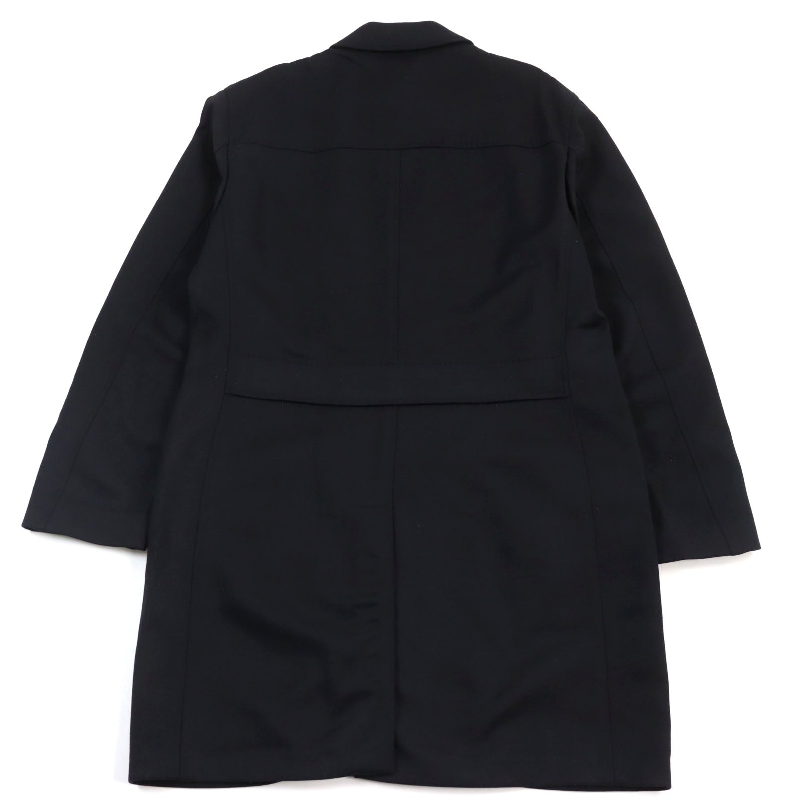 Dunhill Wool Long Coat Black L