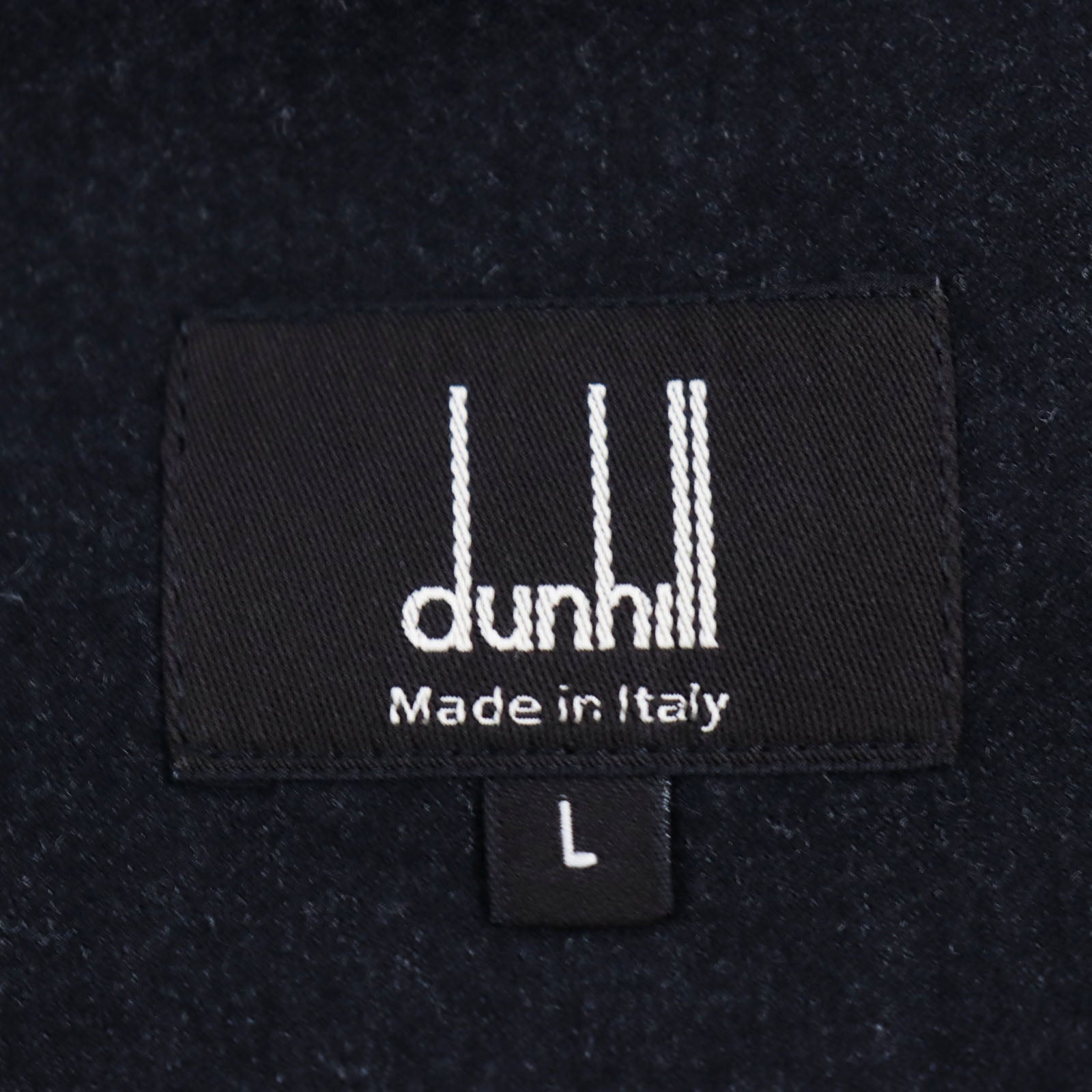 Dunhill Wool Long Coat Black L