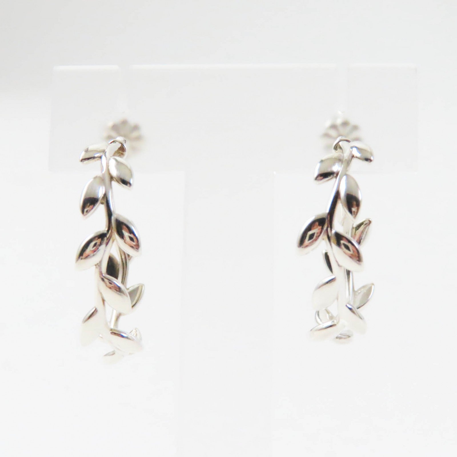 Tiffany & Co Olive Leaf Earrings AG925 Silver