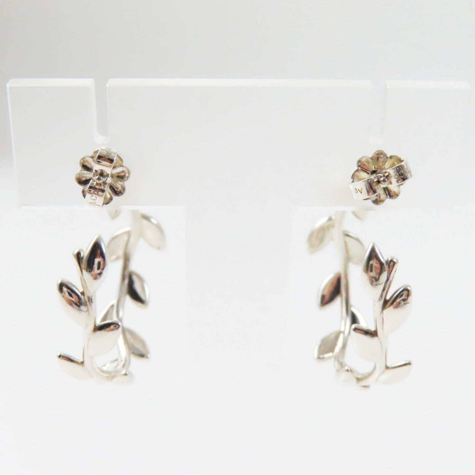 Tiffany & Co Olive Leaf Earrings AG925 Silver