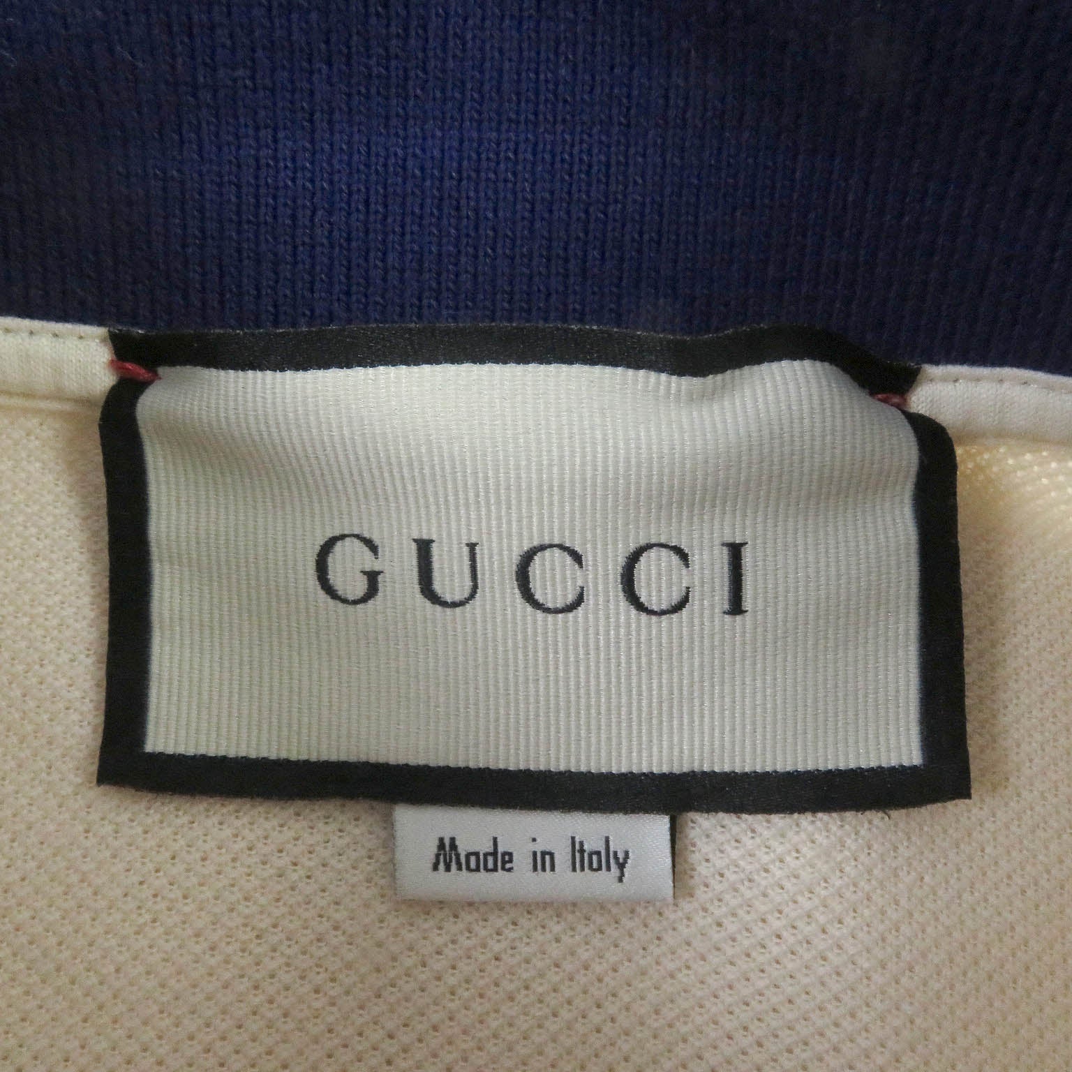 Gucci GG Logo Bee Star Polo Shirt XS