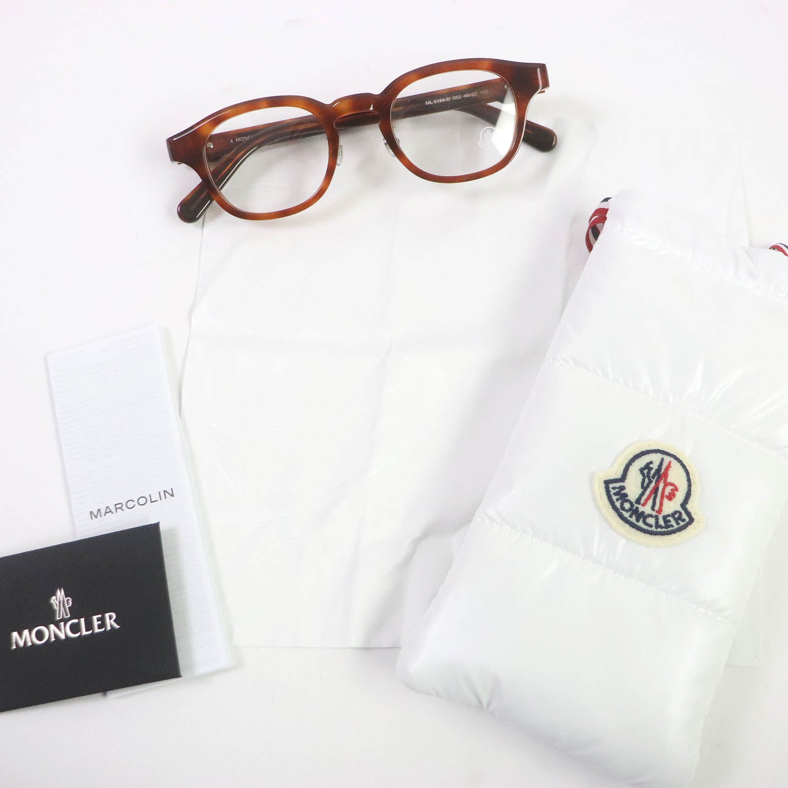 Moncler Logo Metal Glasses Eyewear ML5184-D-052