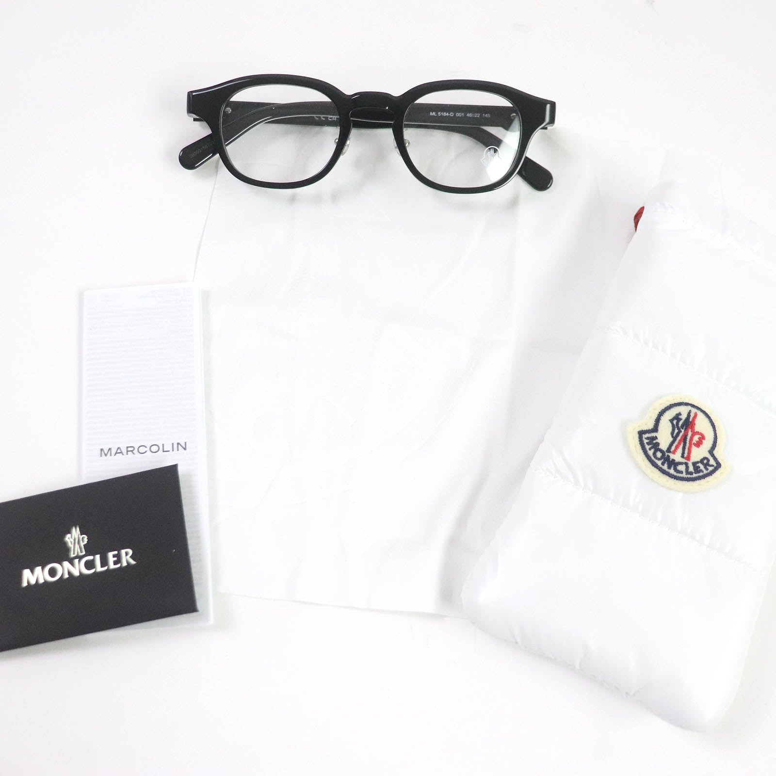 Moncler Logo Metal Glasses Eyewear ML5184-D-001