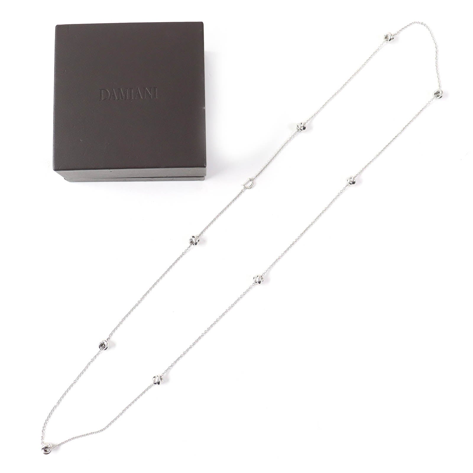 Damiani Tomboro 1P Diamond Long Necklace SV925