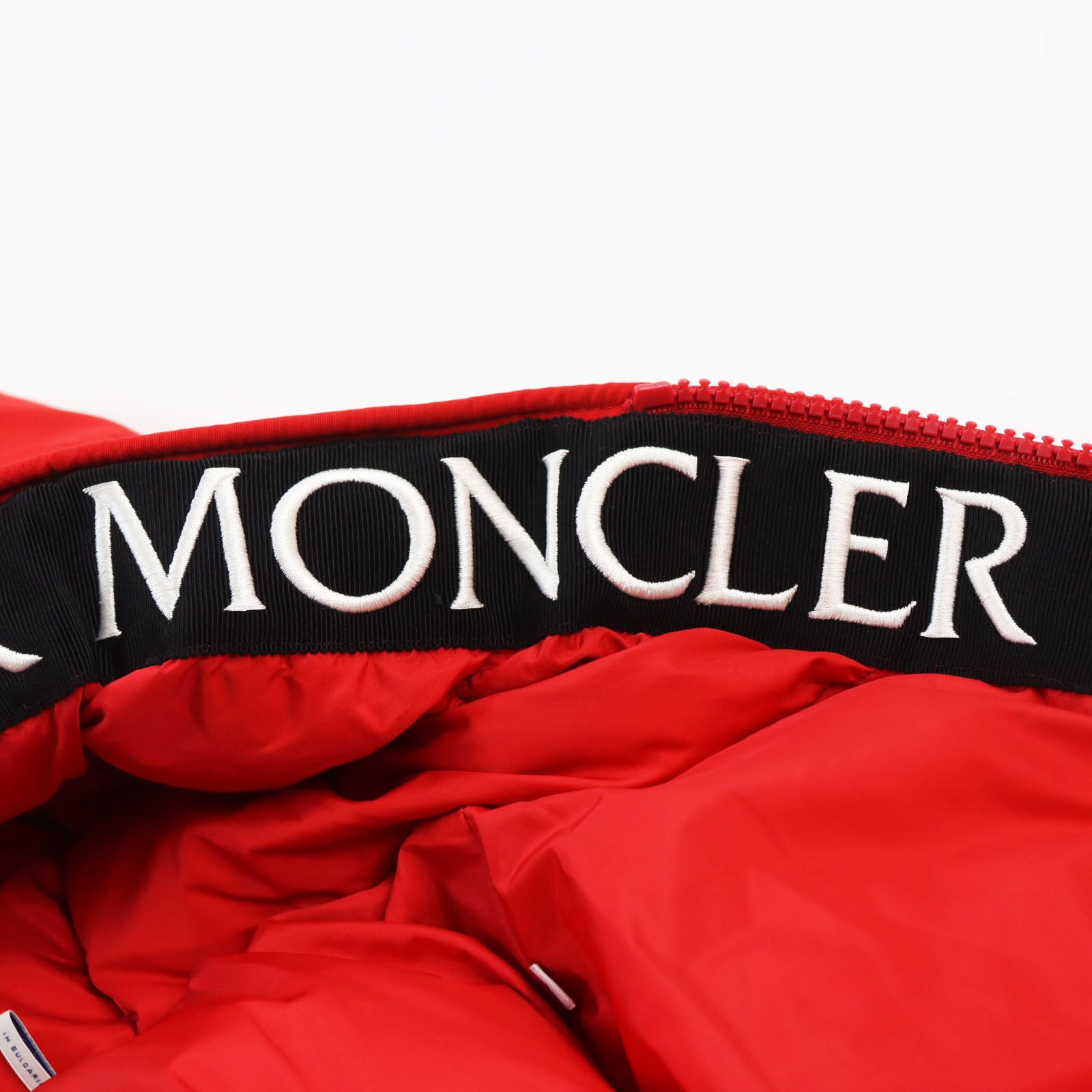 Moncler MONTCLAR Nylon Hooded Down Jacket Red