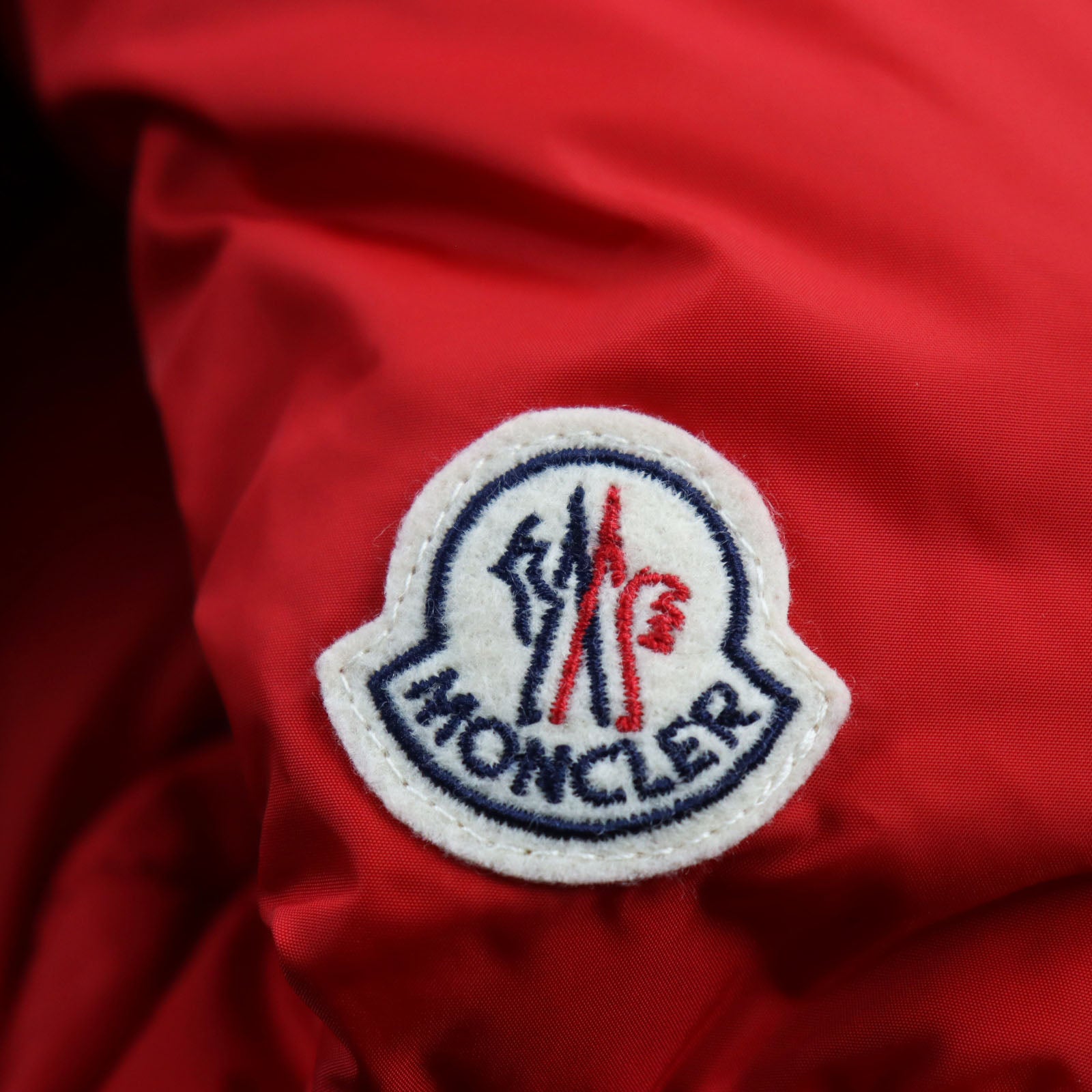 Moncler MONTCLAR Nylon Hooded Down Jacket Red