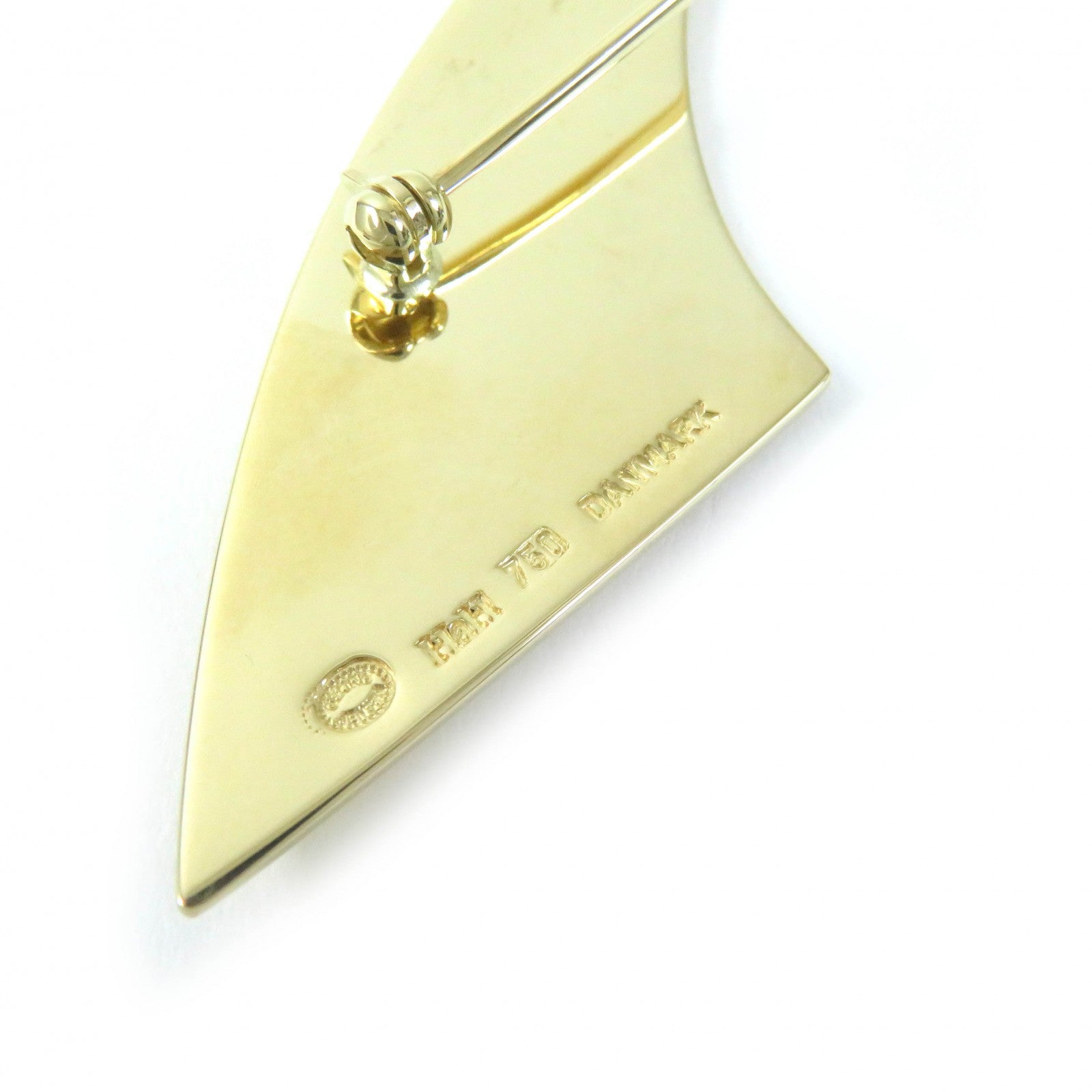 Georg Jensen Hans Hansen 18K Gold Brooch