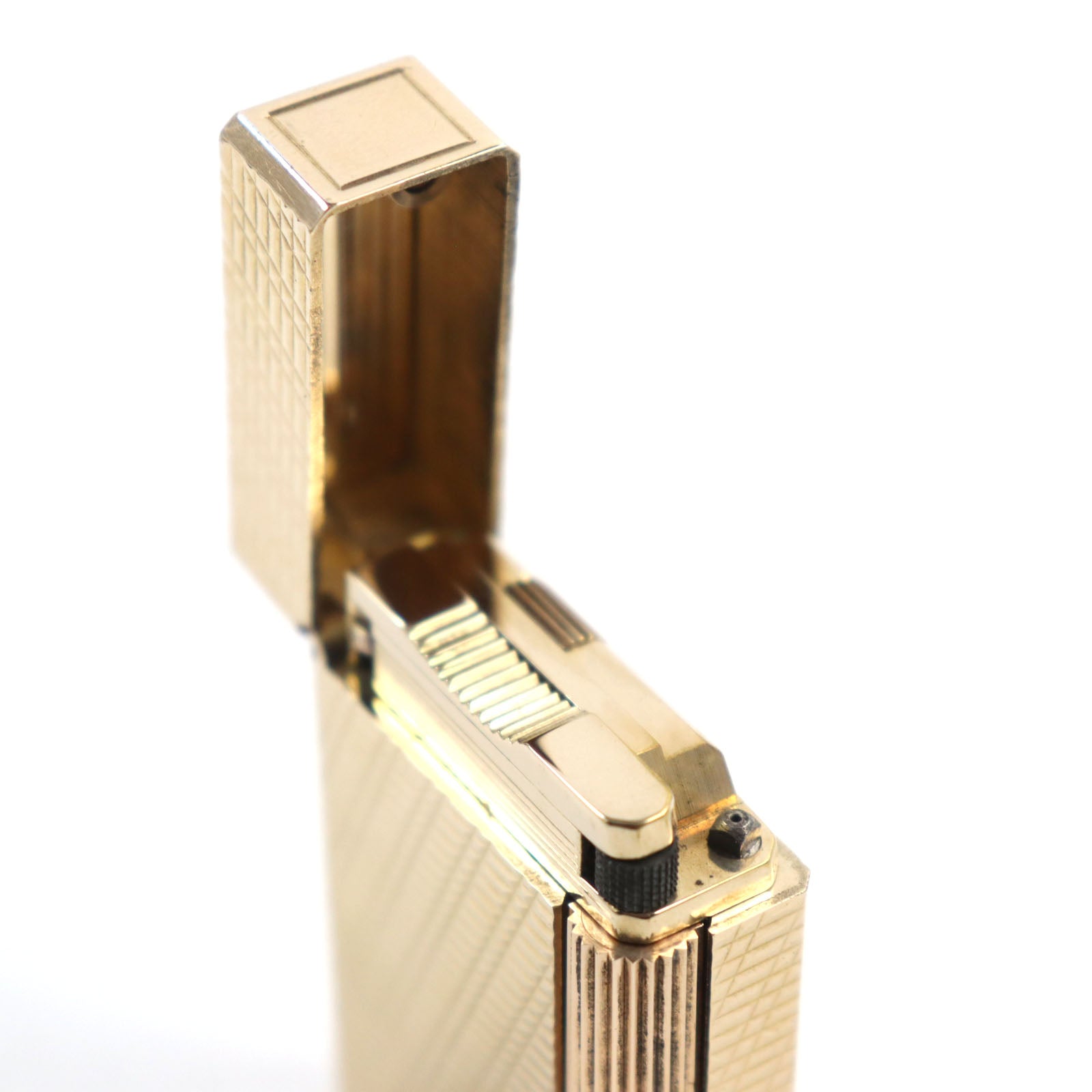 Dupont Line 1 Square Roller Lighter Gold