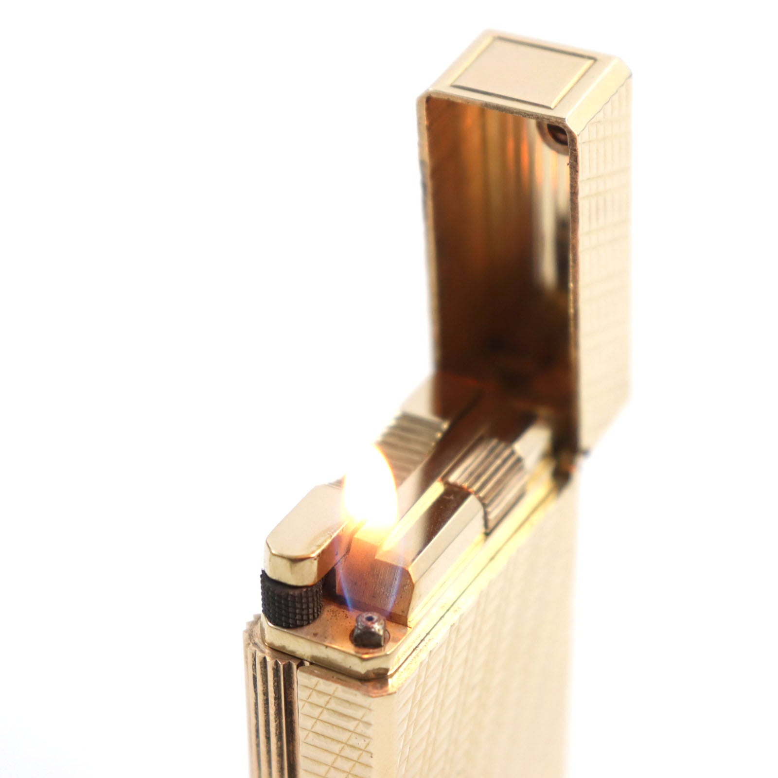 Dupont Line 1 Square Roller Lighter Gold