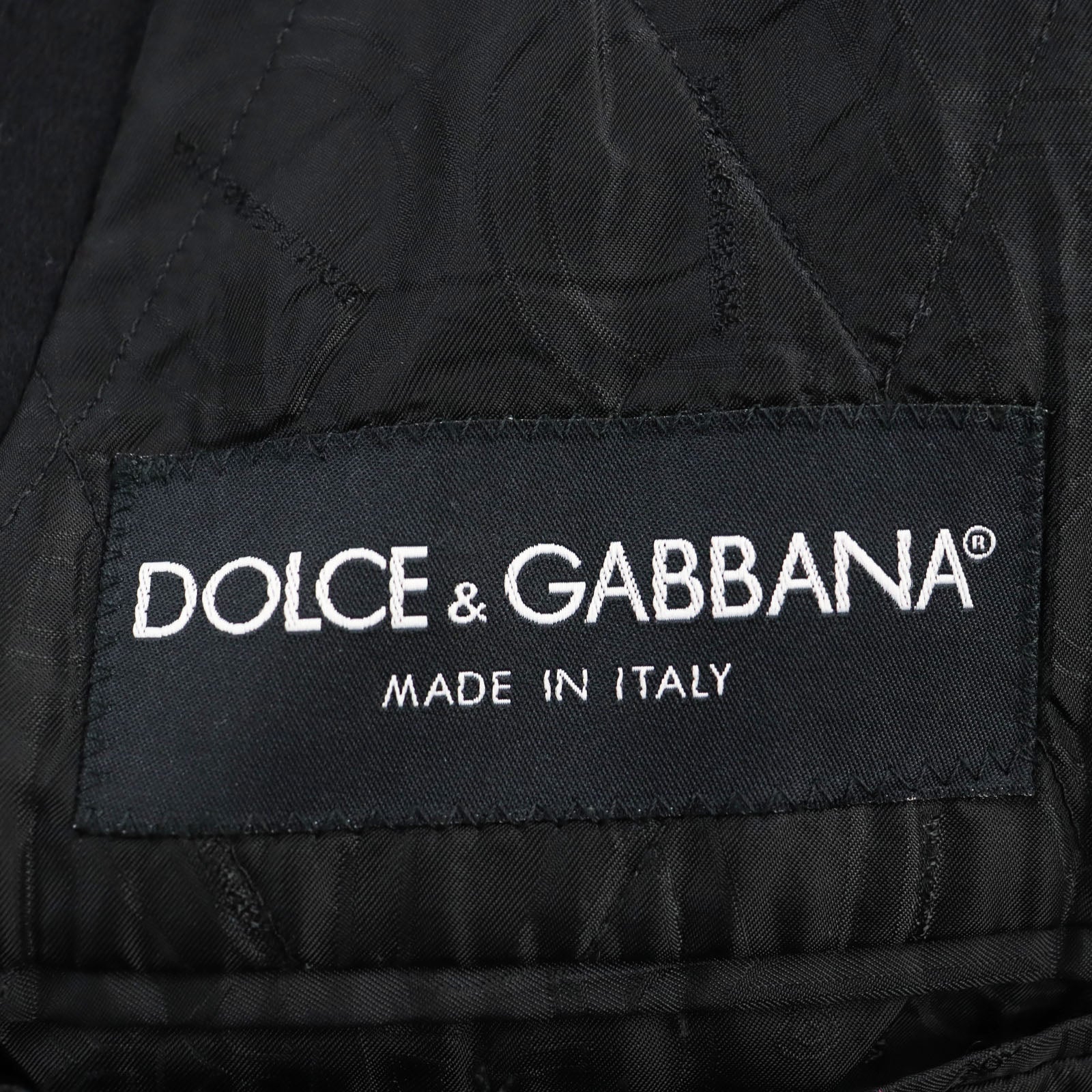 Dolce & Gabbana Wool Cashmere Double-Breasted Coat