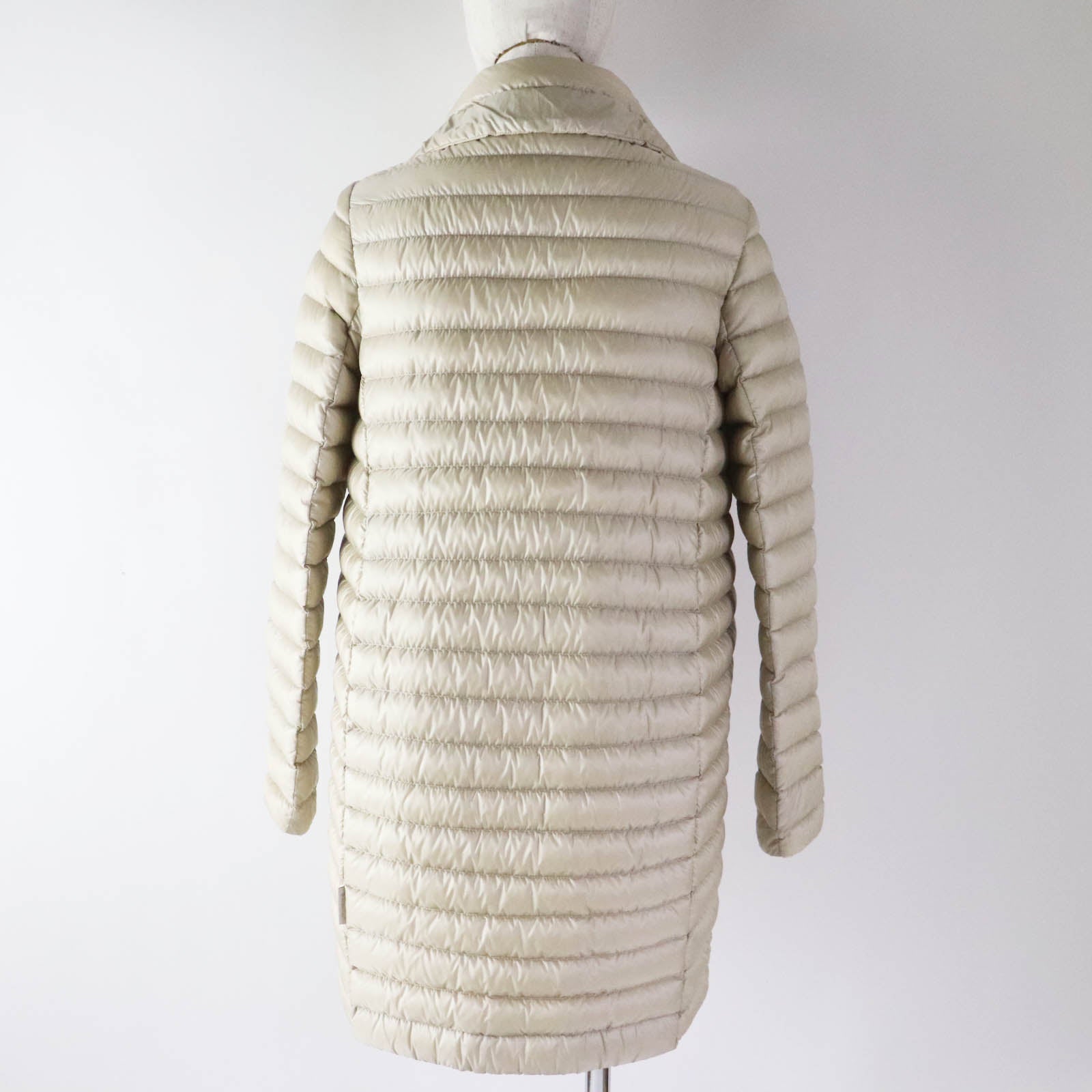 Moncler CITRINELLE Nylon Zip-up Light Down Coat Women