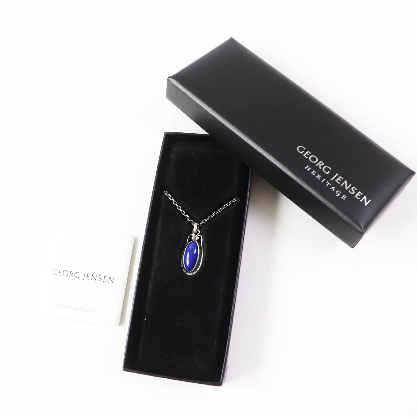 Georg Jensen Lapis Lazuli Necklace SV925 Silver