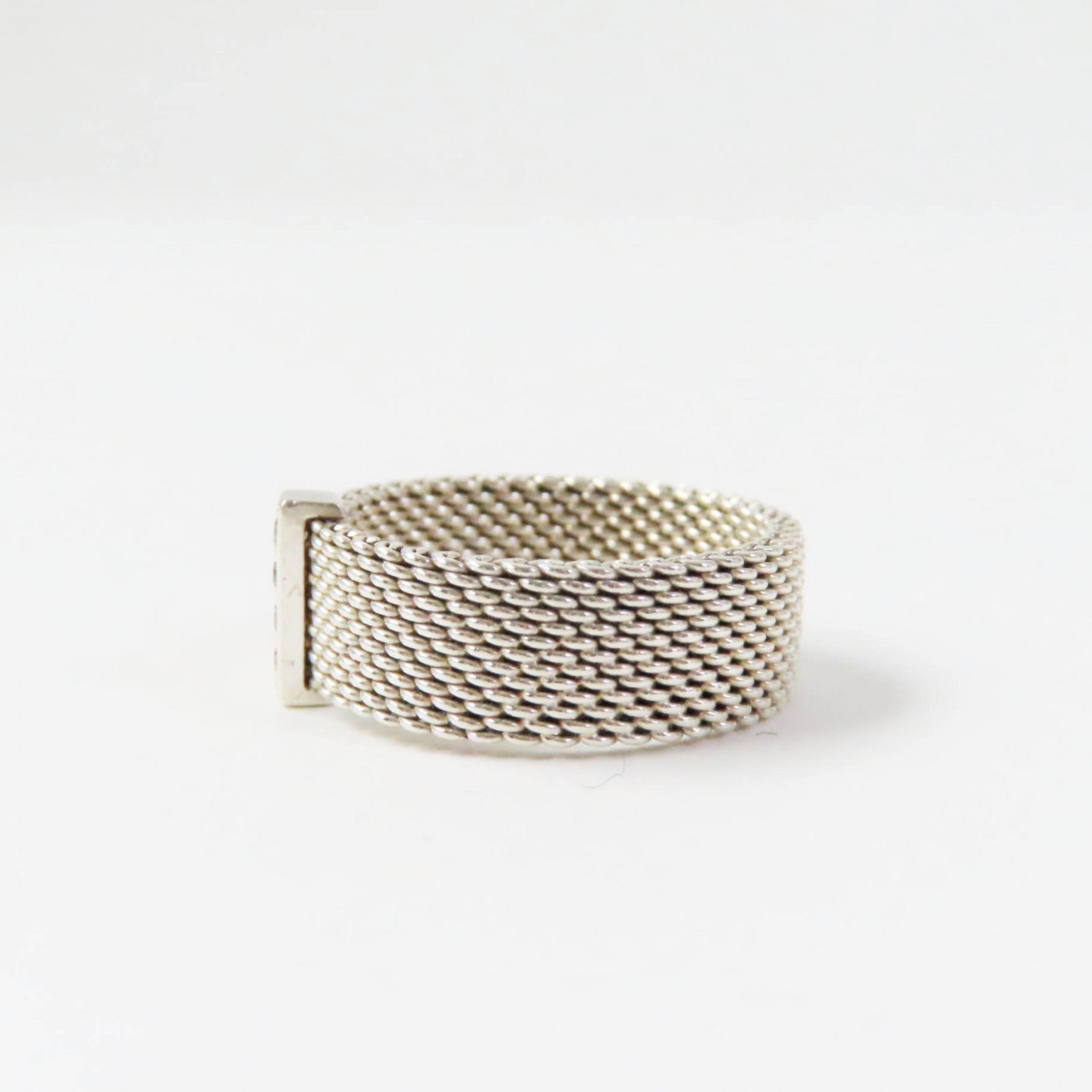 Tiffany & Co AG925 Diamond Mesh Ring