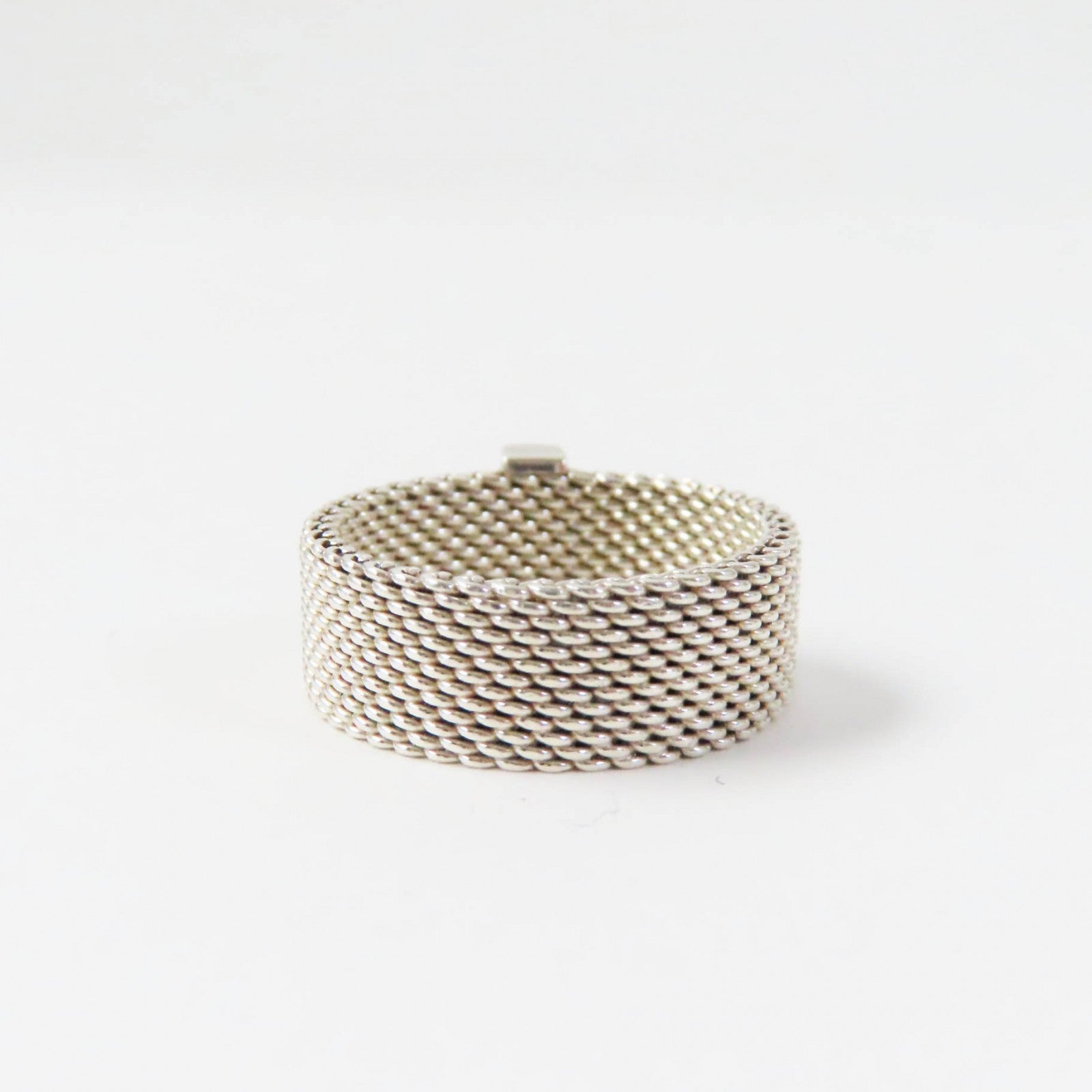 Tiffany & Co AG925 Diamond Mesh Ring