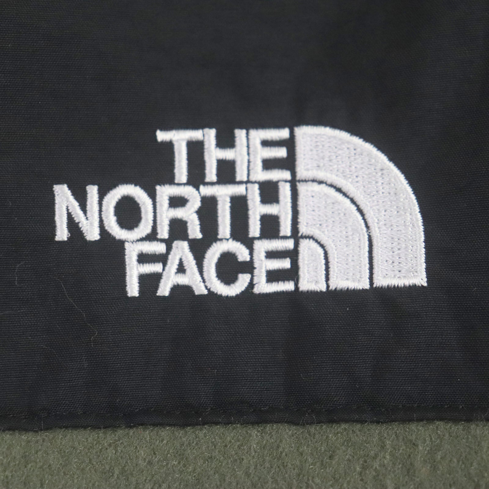 The North Face Denali Hoodie Jacket Khaki Black M