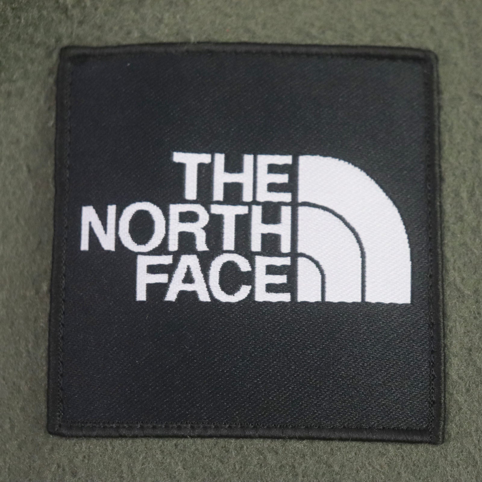 The North Face Denali Hoodie Jacket Khaki Black M