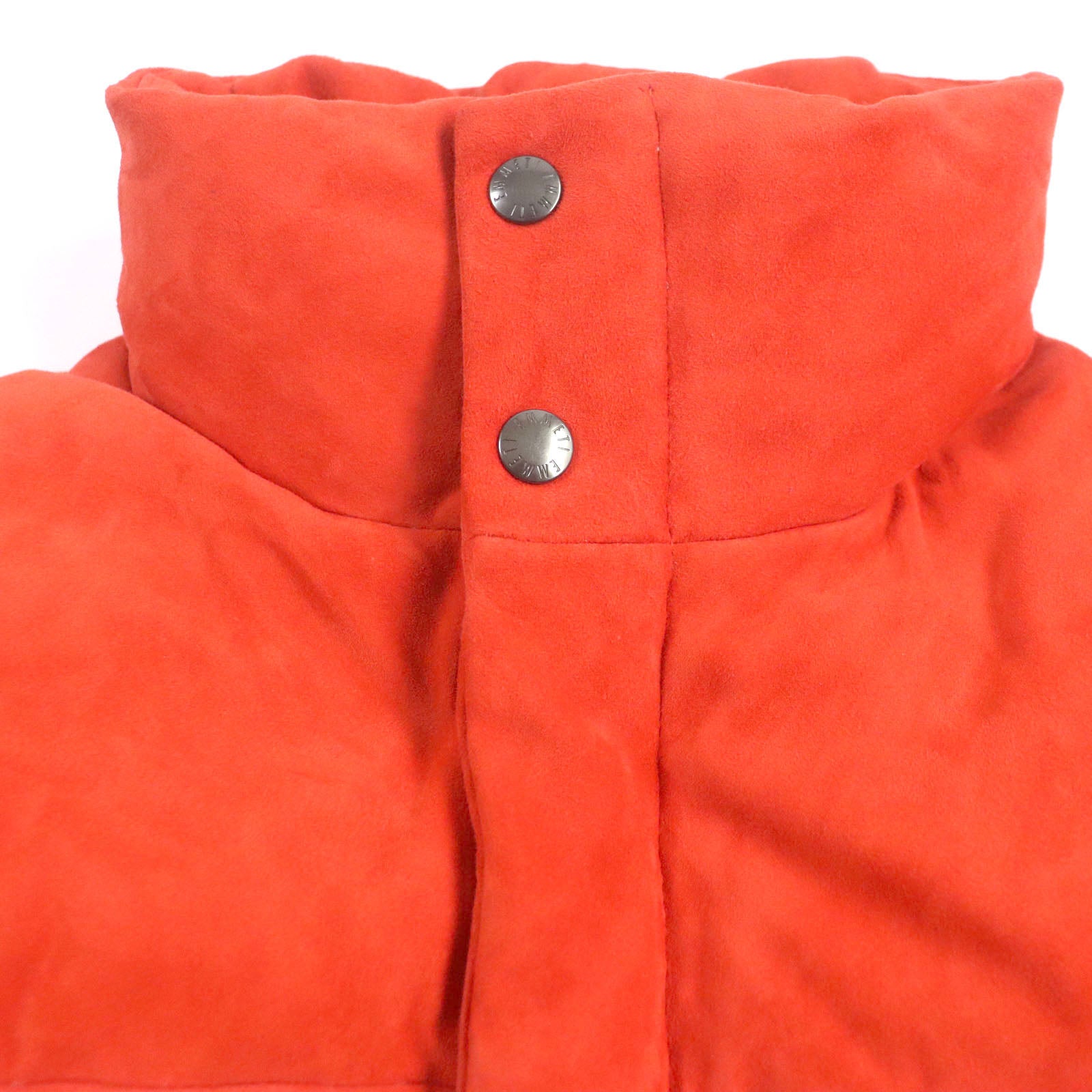 EMMETI ZACHARY Down Jacket Goatskin Suede Orange