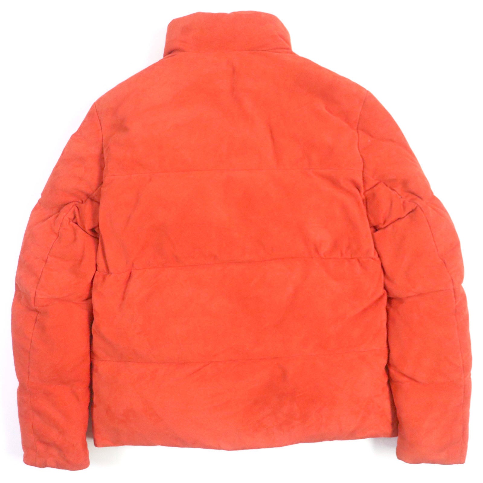 EMMETI ZACHARY Down Jacket Goatskin Suede Orange