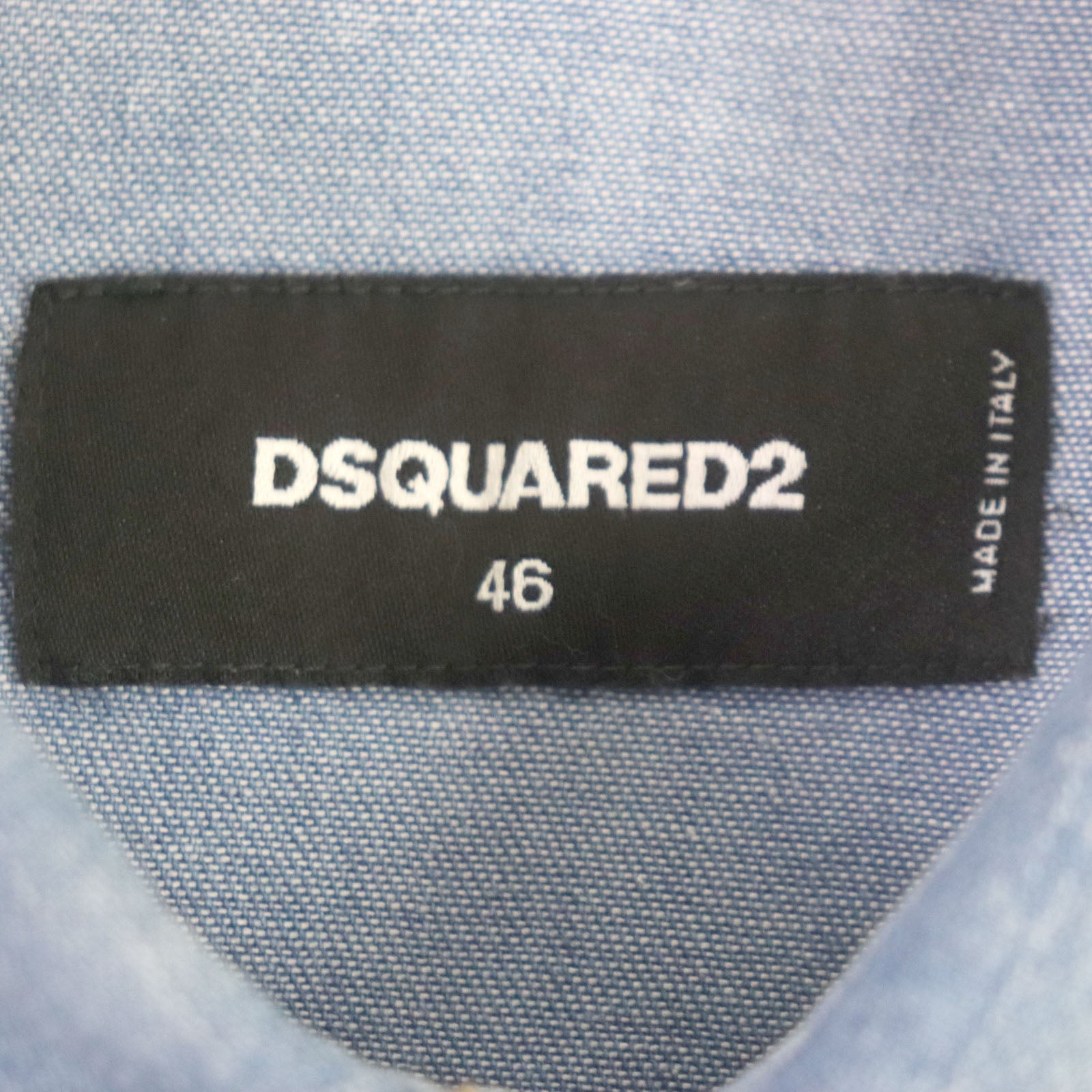 DSQUARED2 Stretch Denim Shirt Light Blue 46