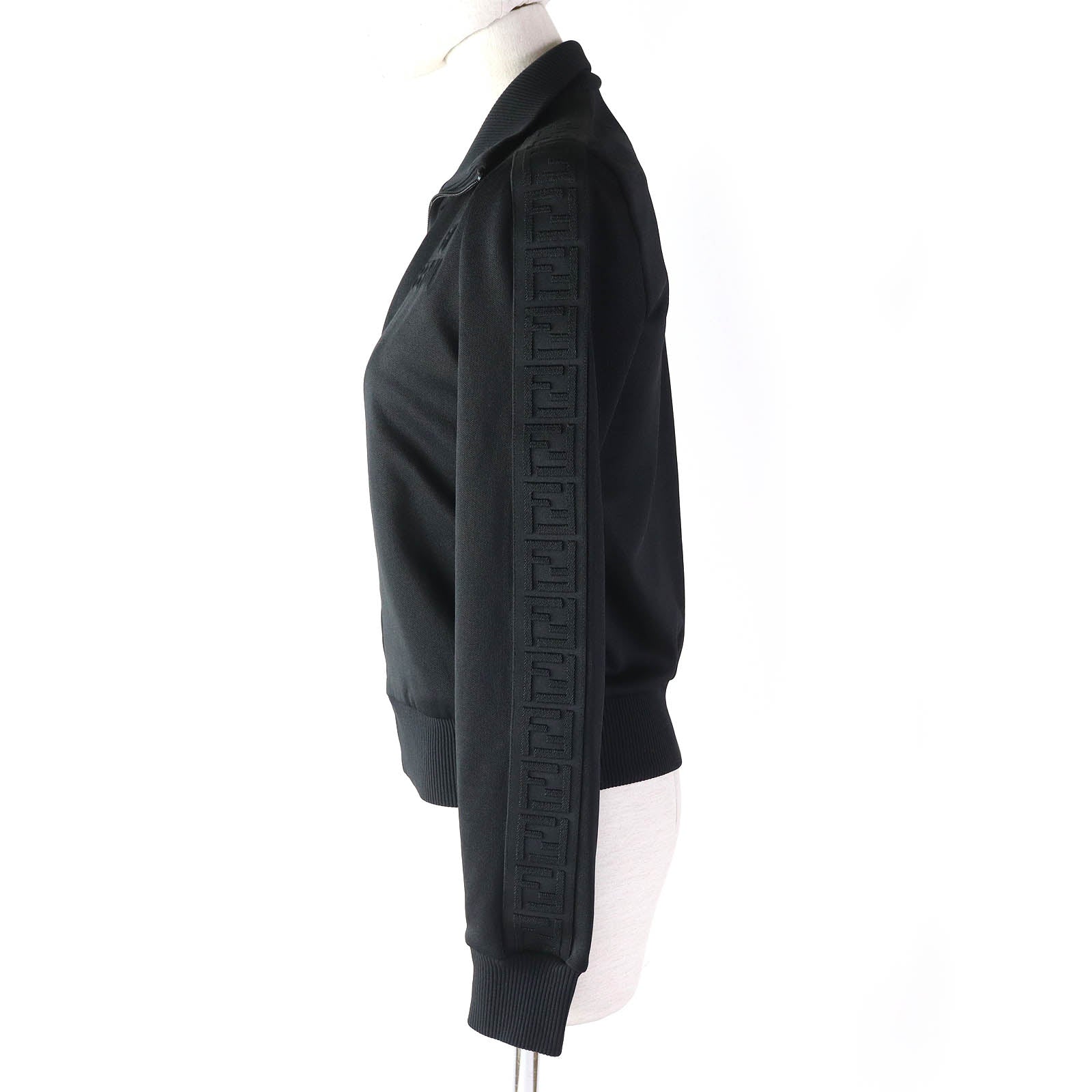 Fendi FF Logo Zucca Track Jacket Black 38