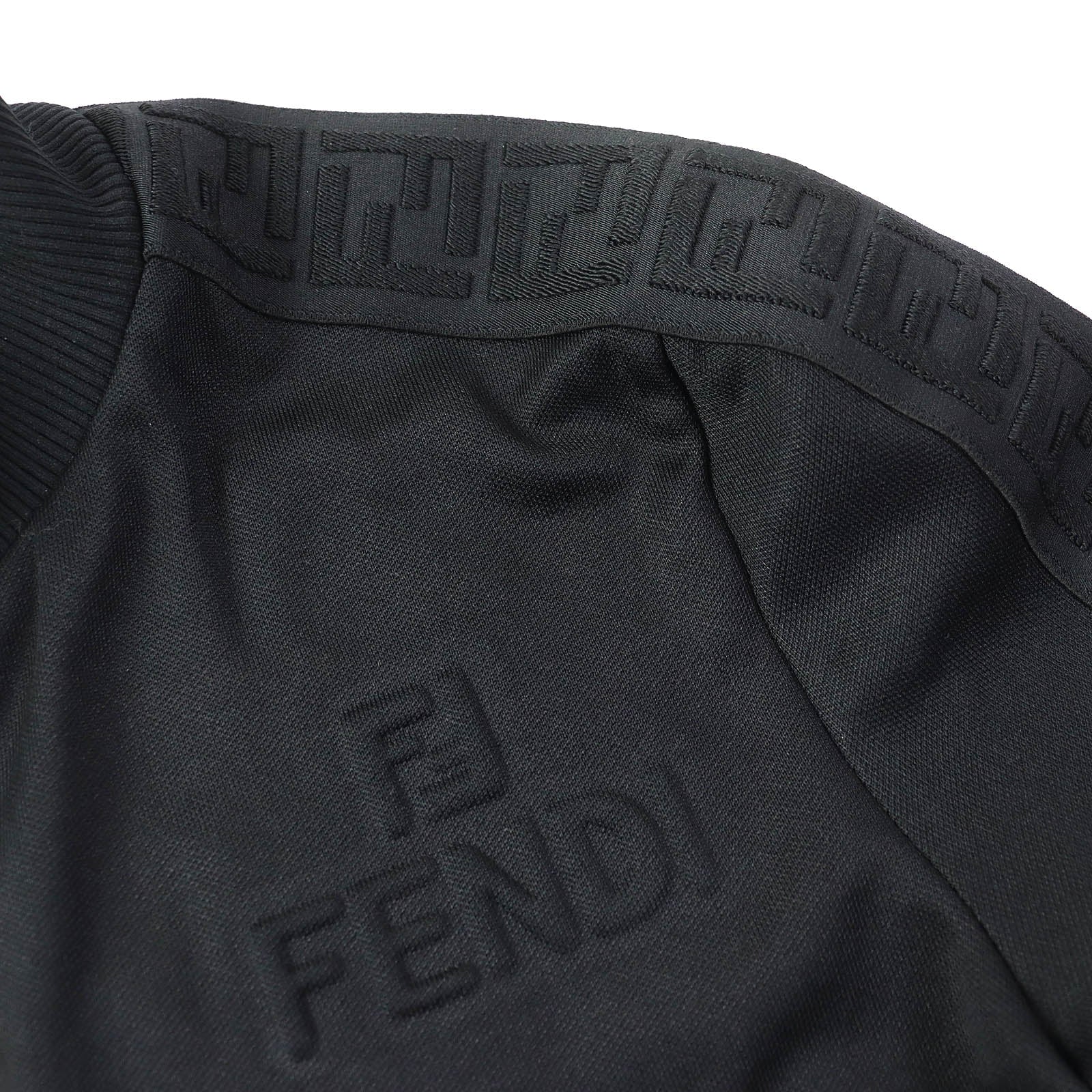 Fendi FF Logo Zucca Track Jacket Black 38