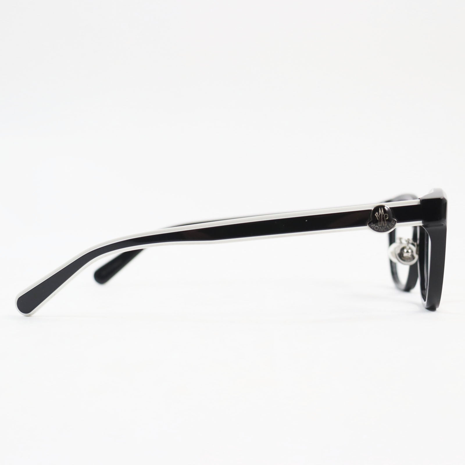 Moncler ML5185 Full Rim Glasses Black White