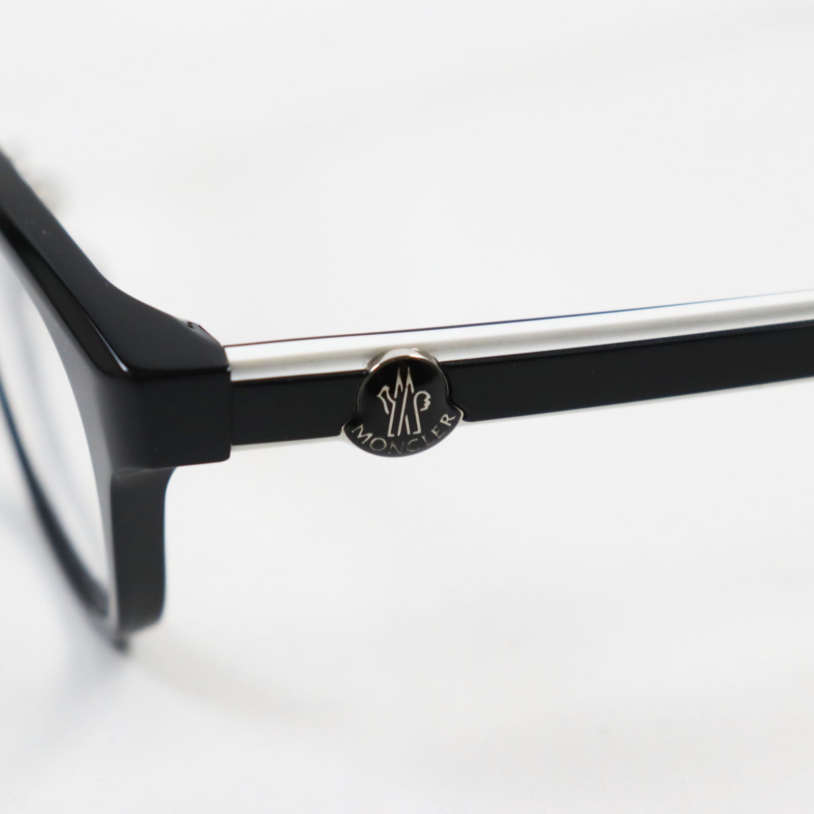 Moncler ML5185 Full Rim Glasses Black White