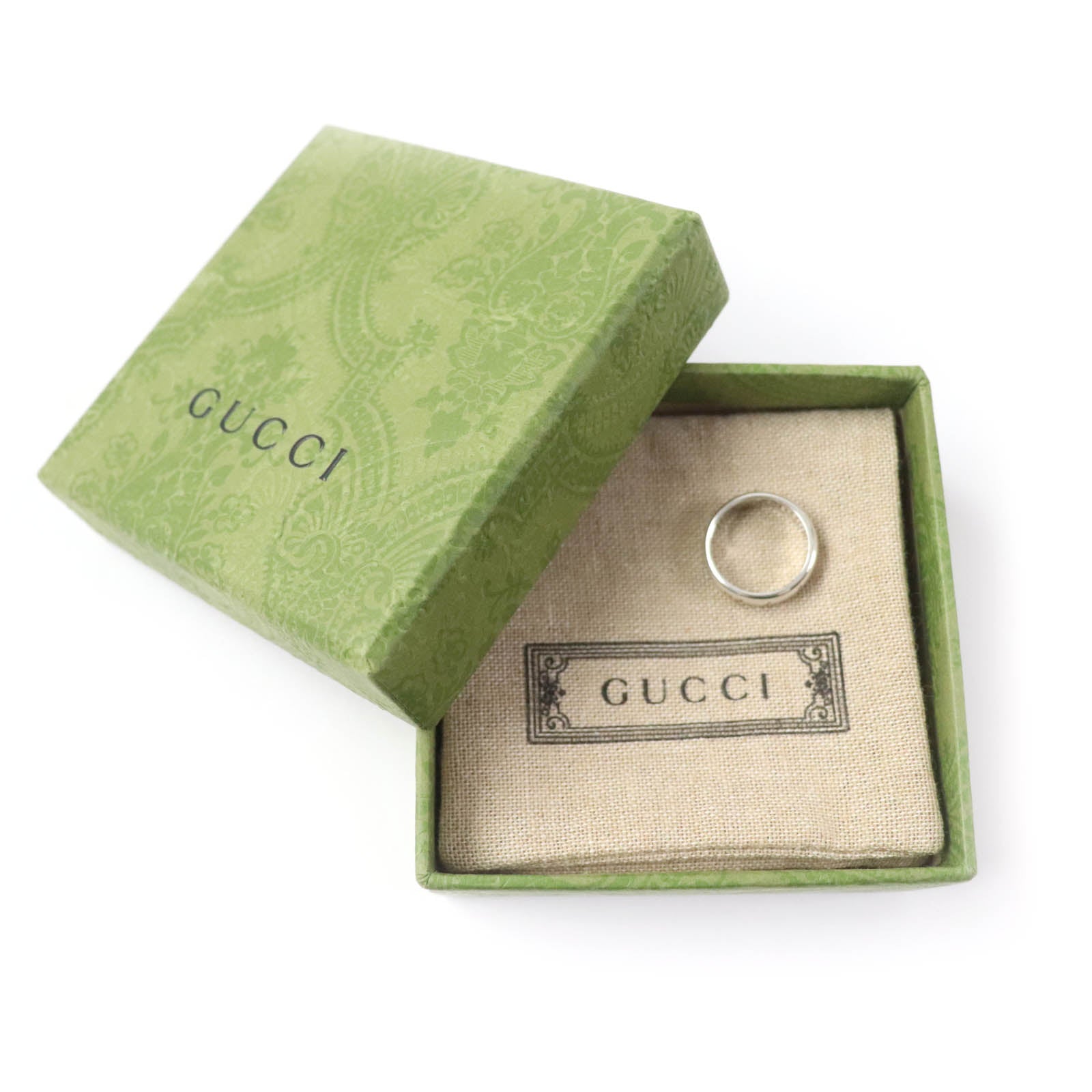 Gucci AG925 Eye Motif Heart Flower Bird Ring