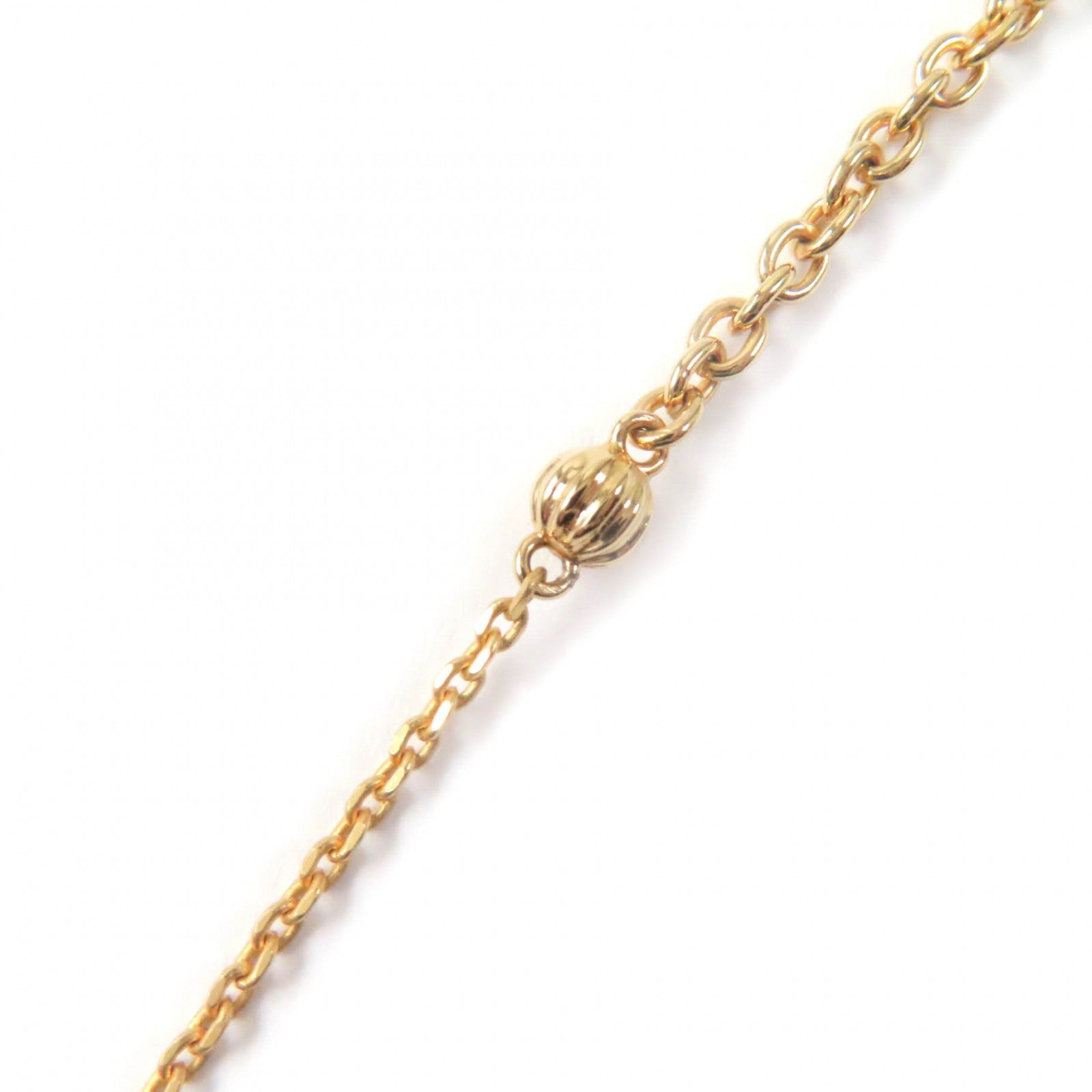 Gucci Blondie Pearl Drop Necklace Gold Glass Pearl