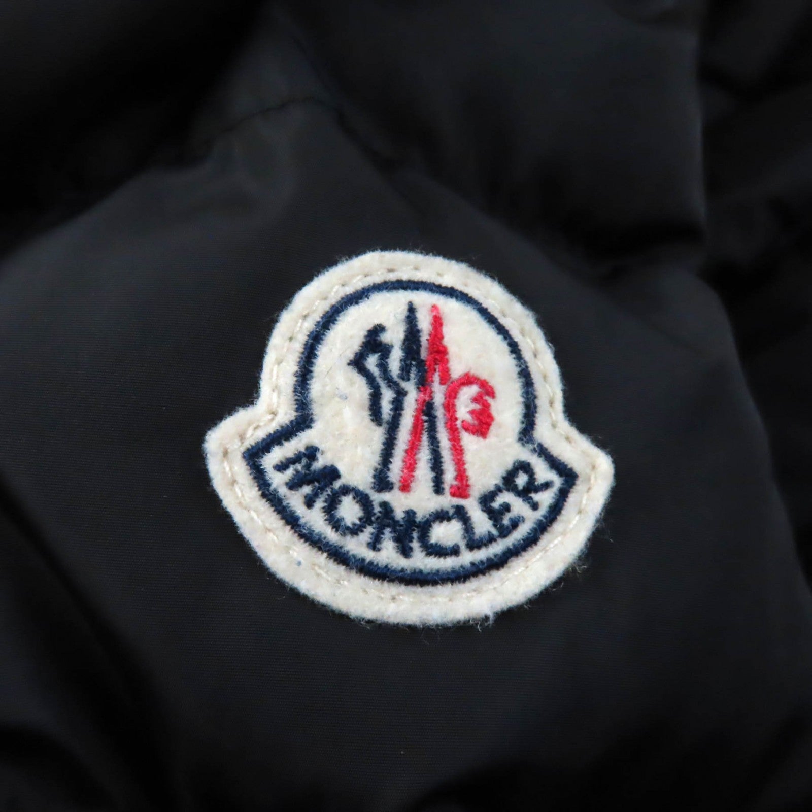 Moncler FLAMMETTE Nylon Down Coat Black Women