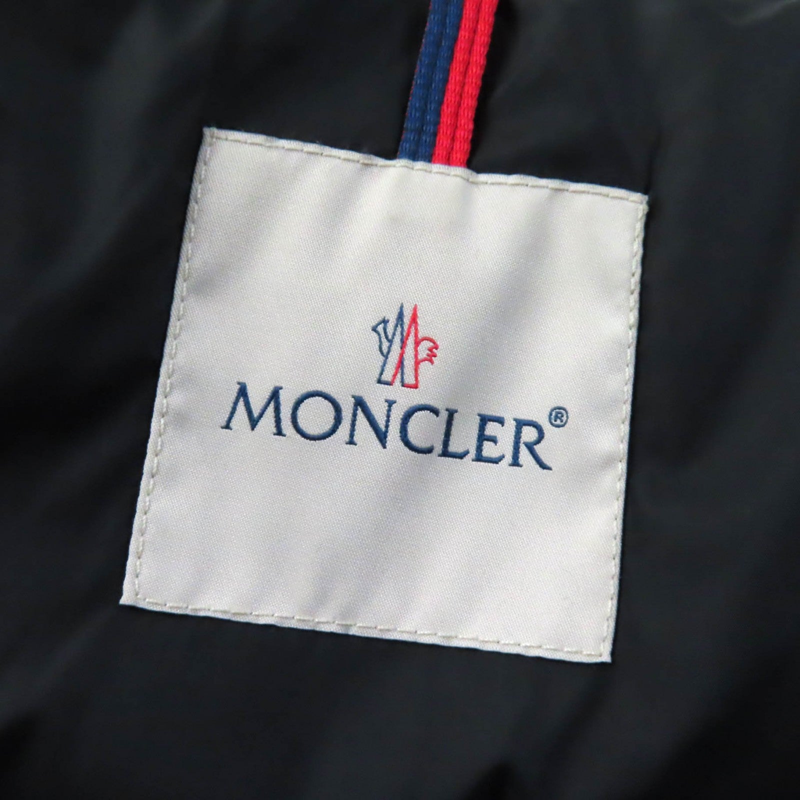 Moncler FLAMMETTE Nylon Down Coat Black Women