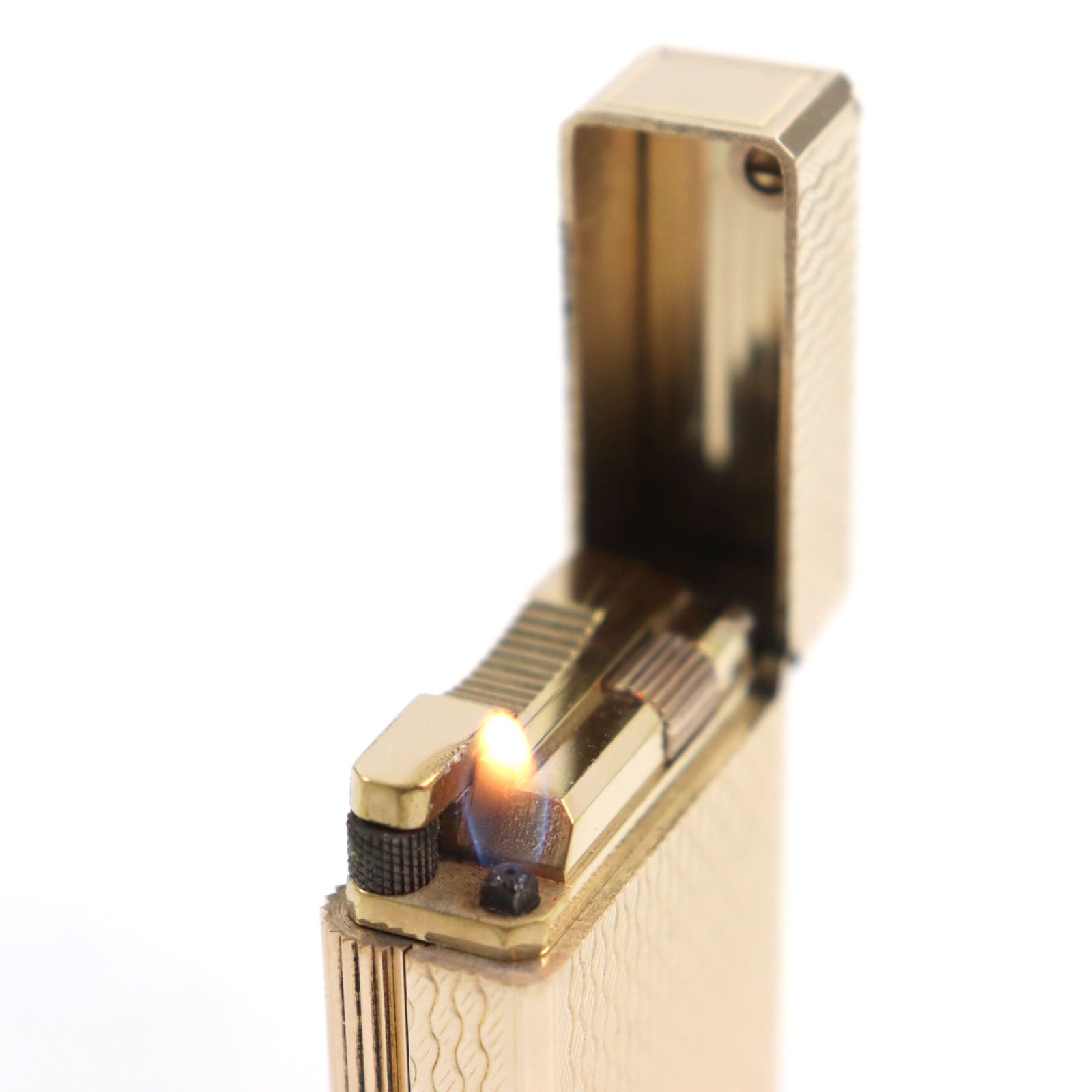 Dupont Line 1 Short Roller Lighter Gold