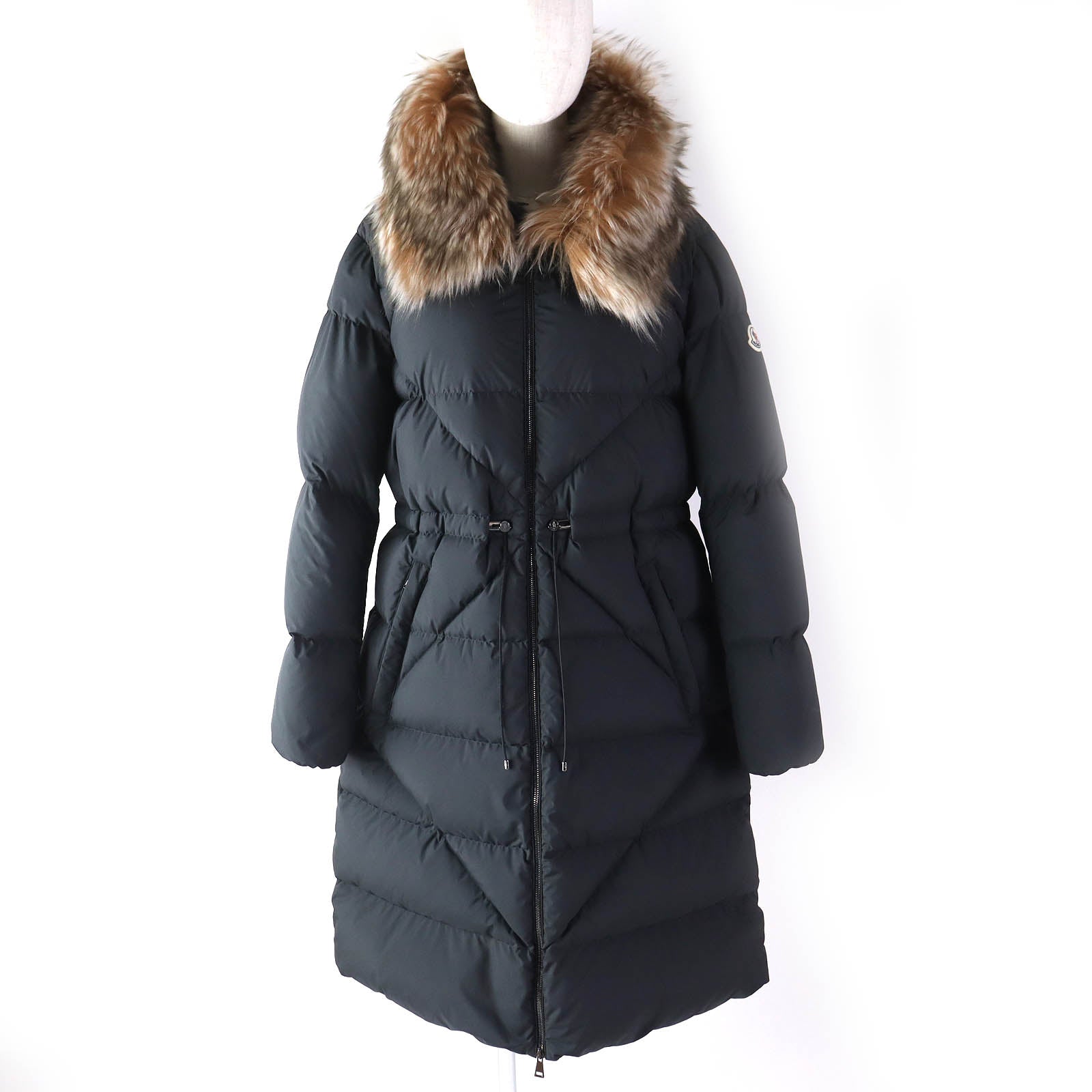 Moncler BUSARD Down Coat with Fur Hood