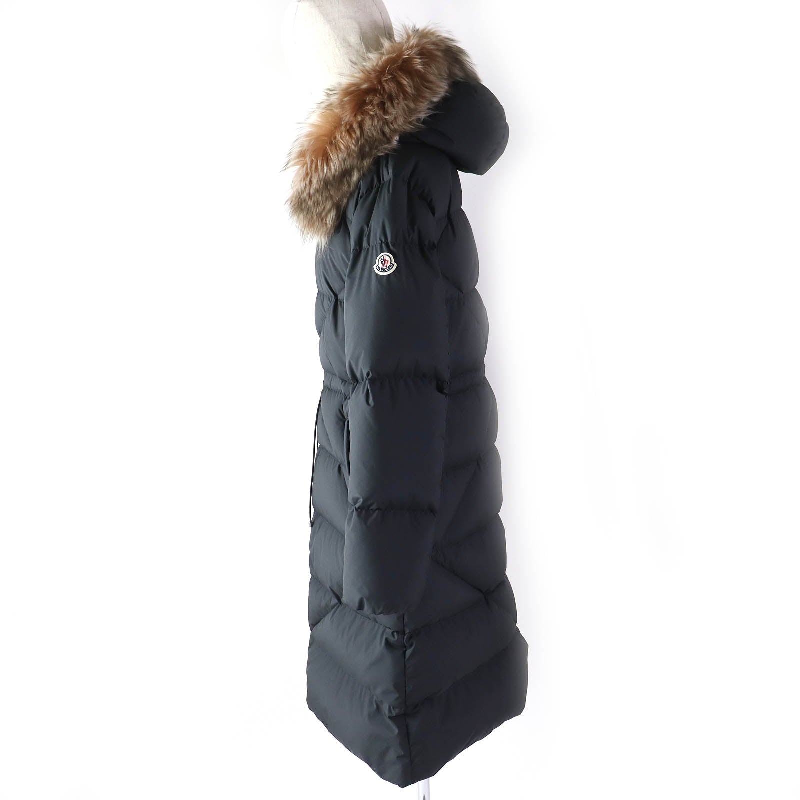 Moncler BUSARD Down Coat with Fur Hood