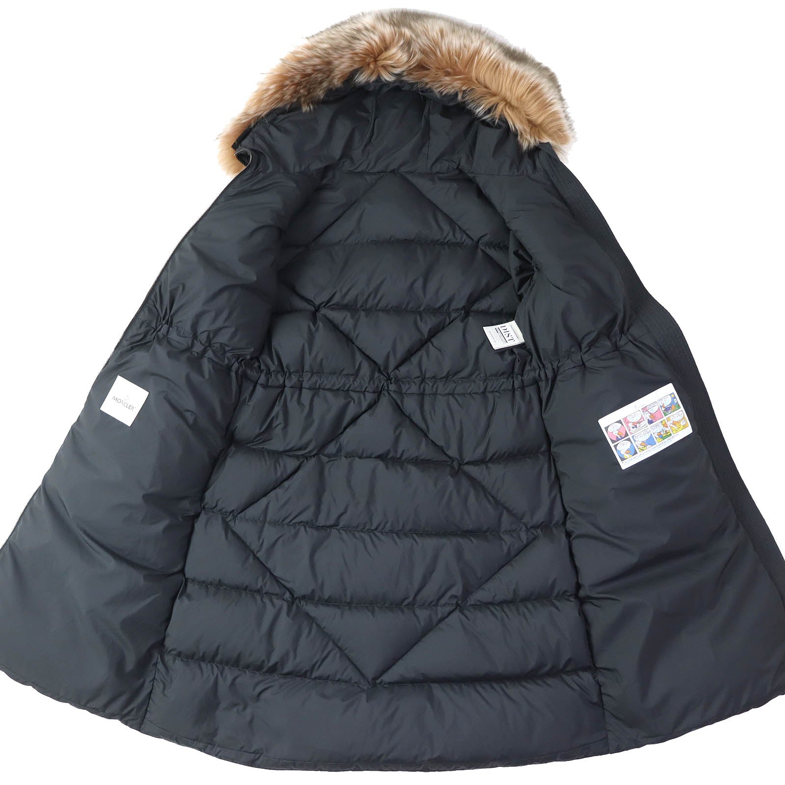 Moncler BUSARD Down Coat with Fur Hood