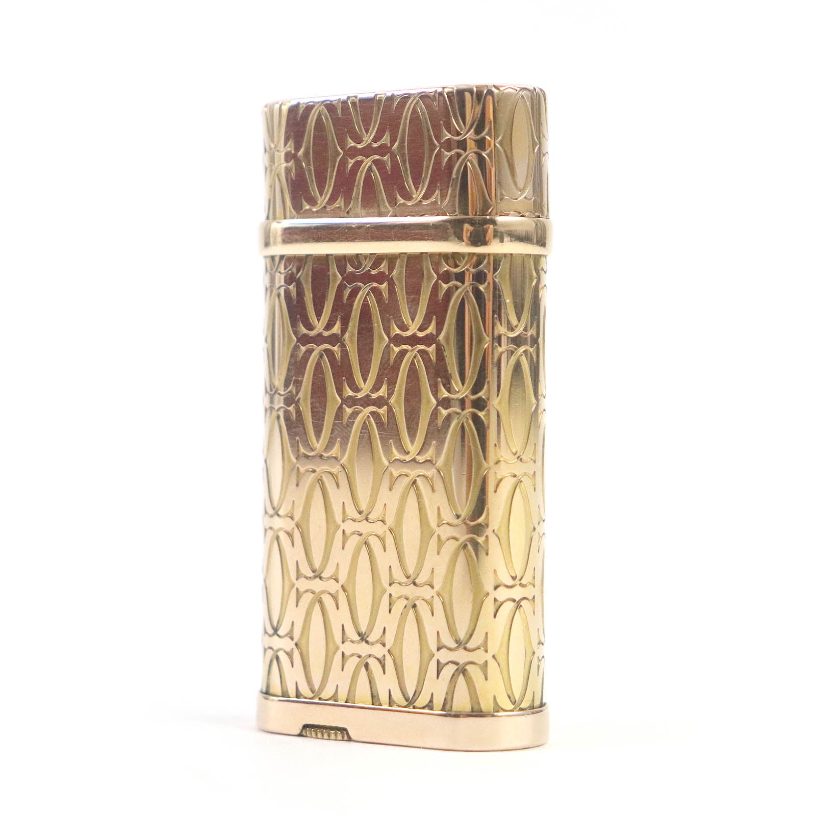 Cartier Godron 2C Roller Lighter Gold