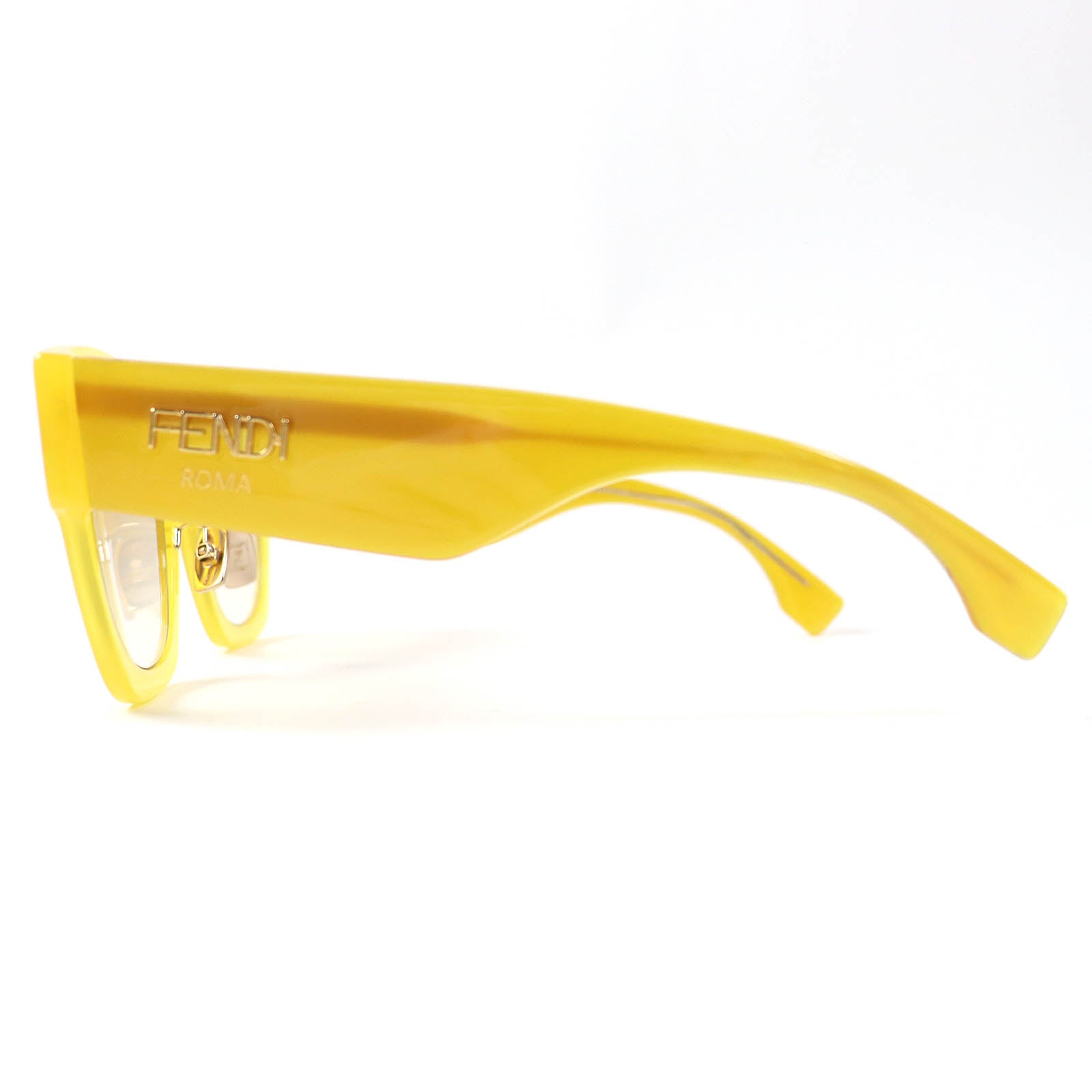 Fendi FF0458 Square Sunglasses Yellow