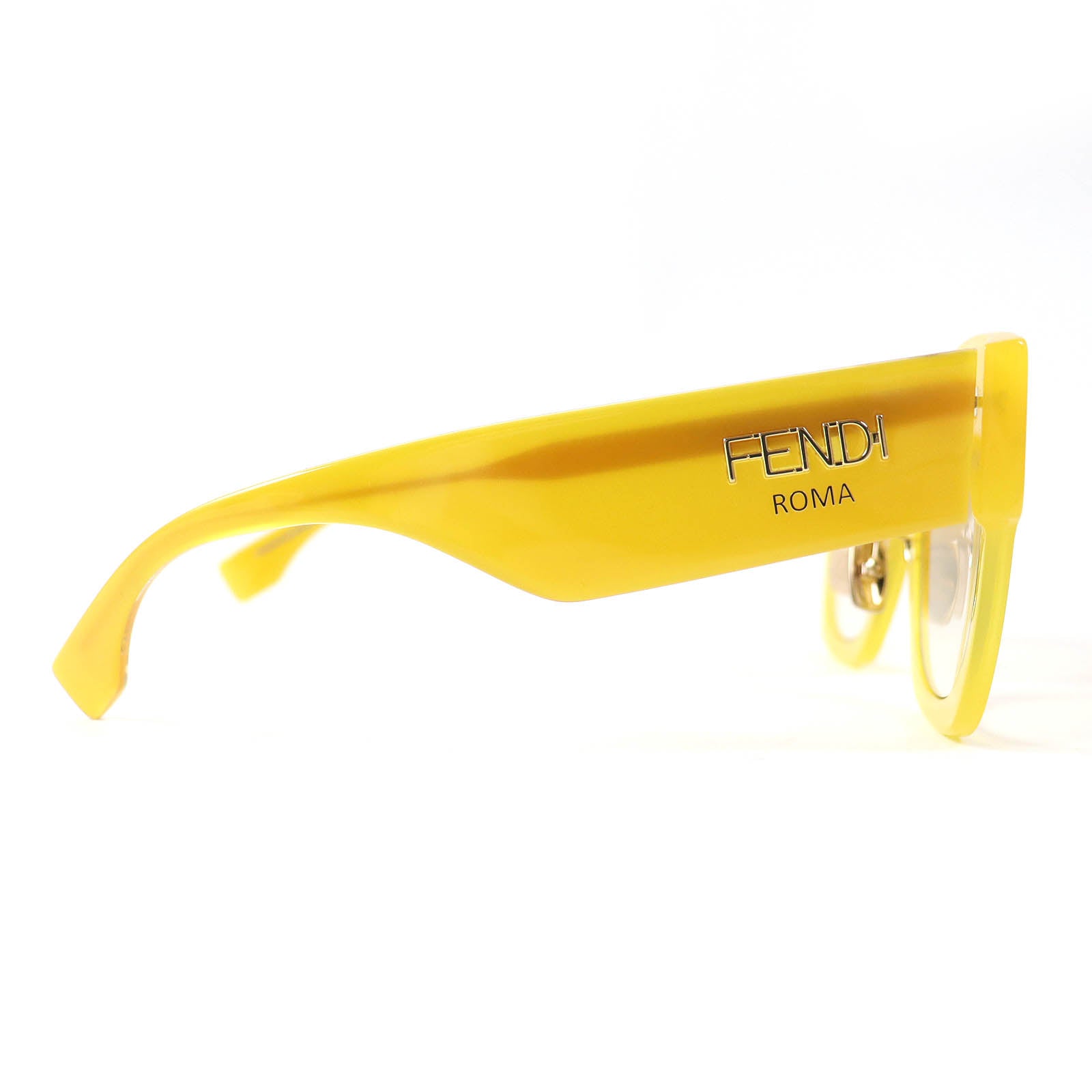 Fendi FF0458 Square Sunglasses Yellow