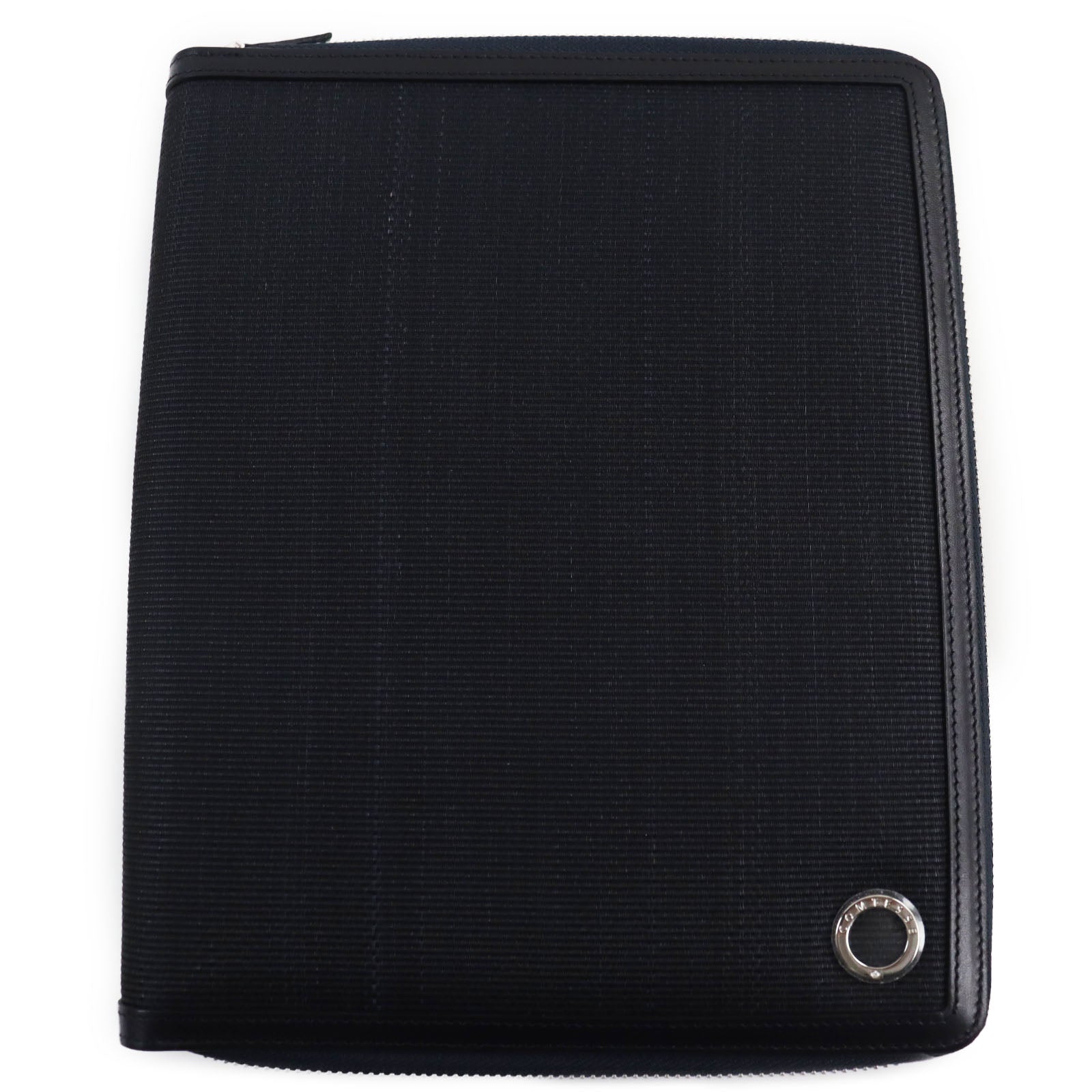 Horsehair Leather Notebook Cover Black