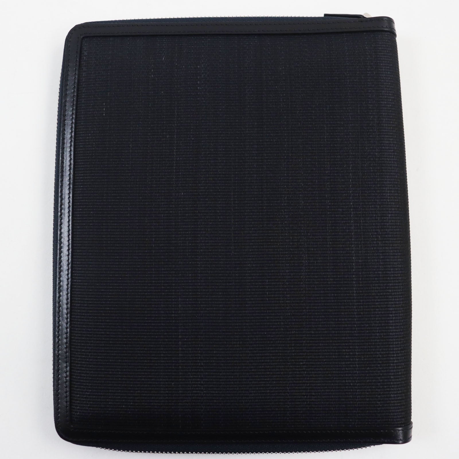 Horsehair Leather Notebook Cover Black