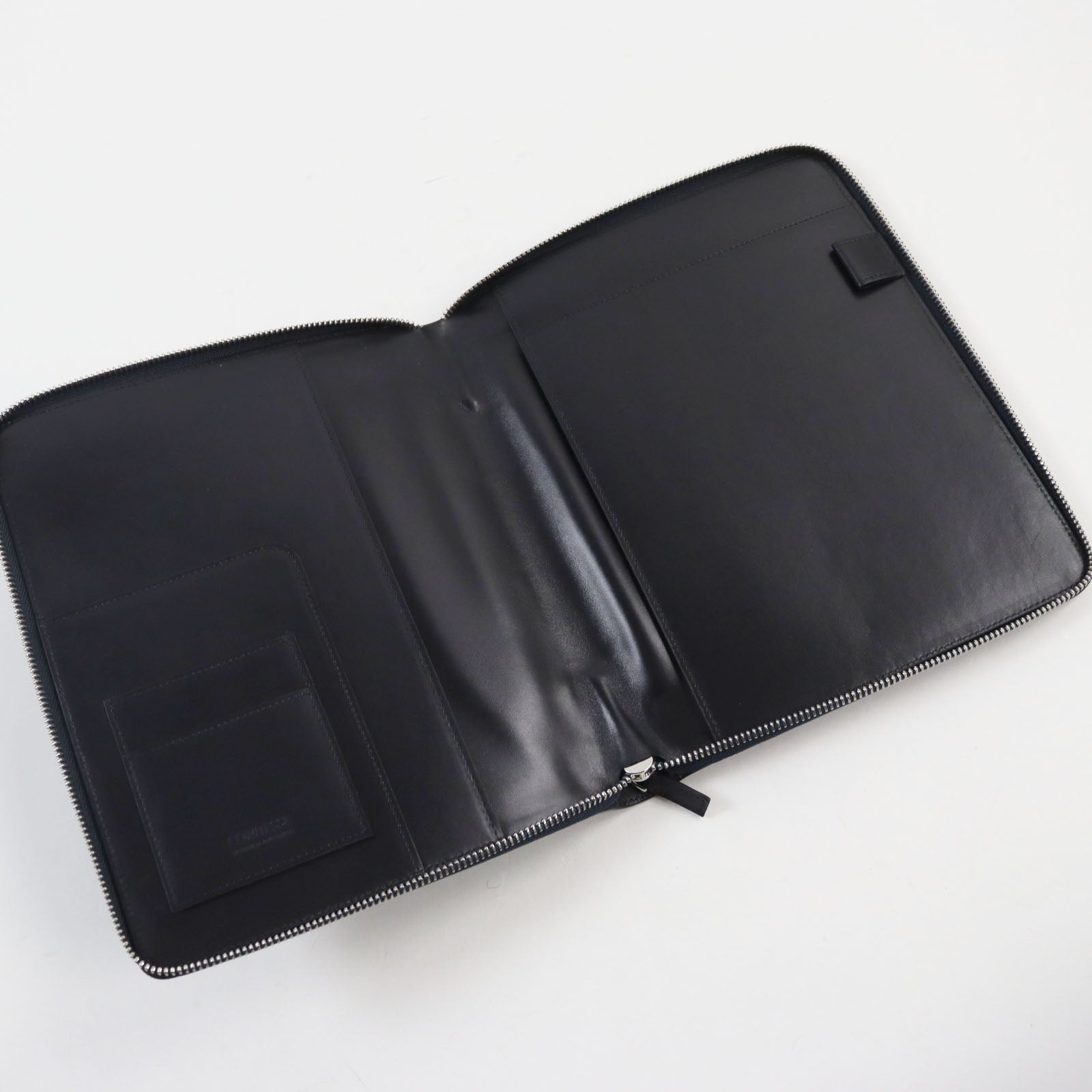 Horsehair Leather Notebook Cover Black