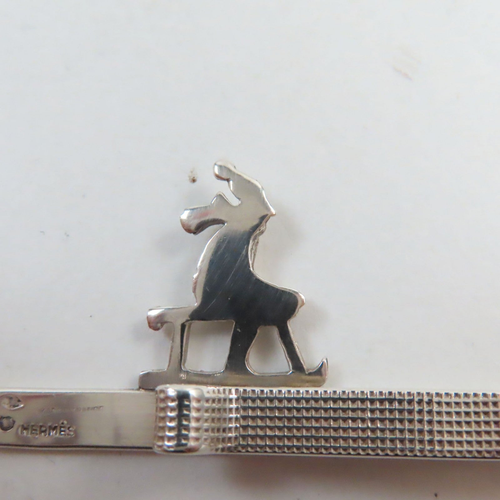 Hermes Silver Tie Pin Made in France